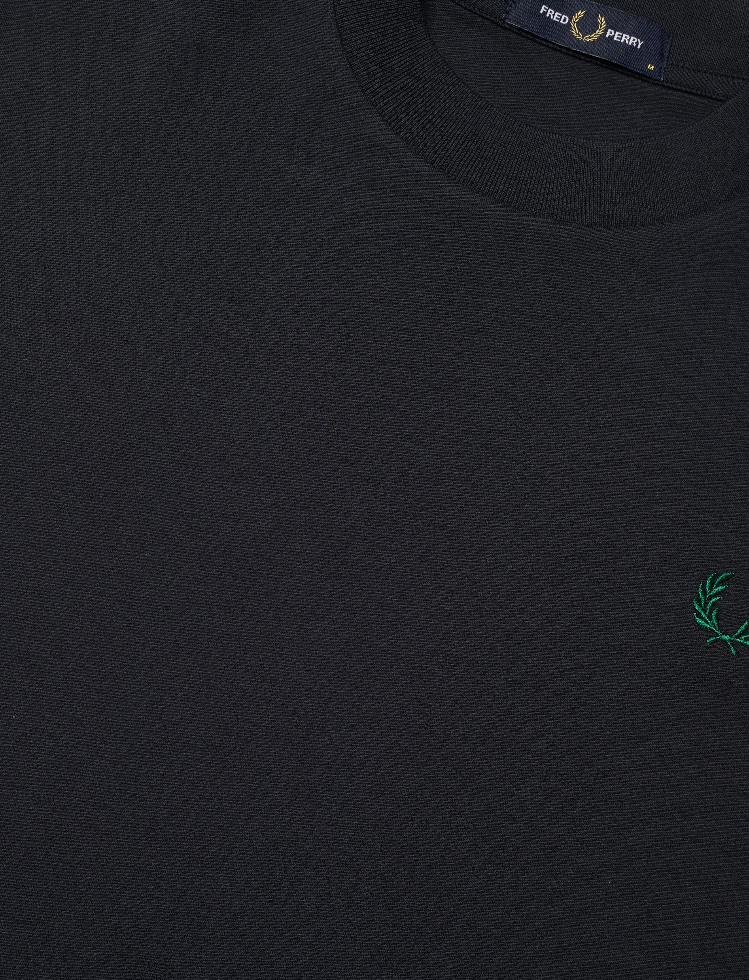 Fred Perry - JACQUARD CUFF T-SHIRT - short-sleeved t-shirts - navy - 4