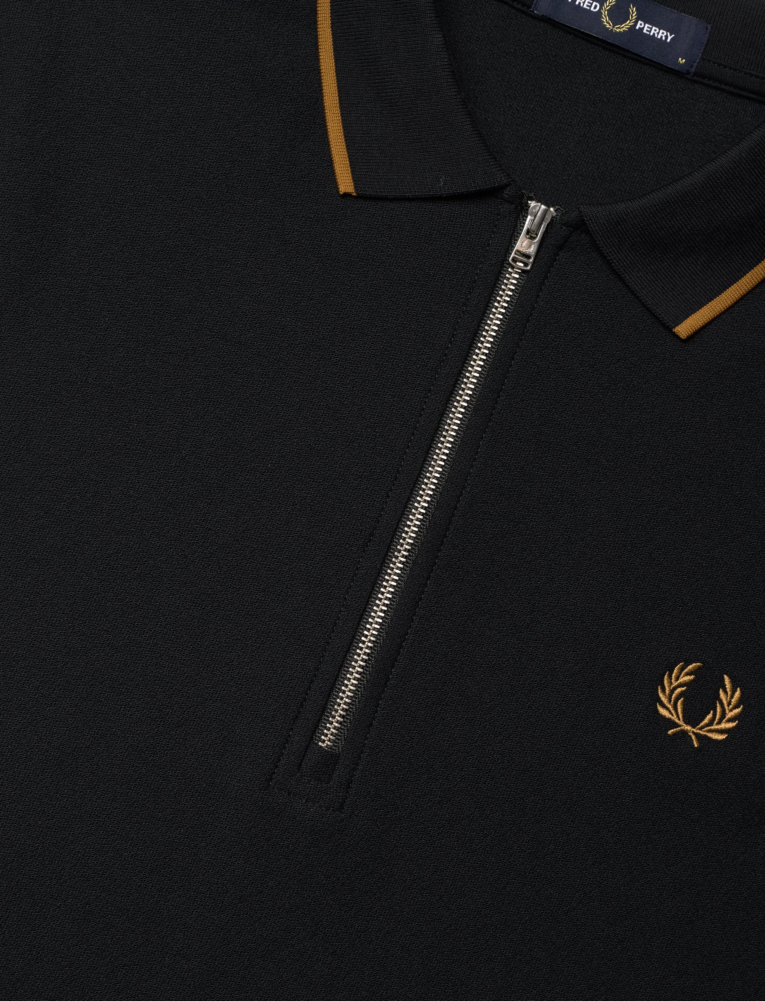 Fred Perry - CREPE PIQUE POLO SHIRT - lühikeste varrukatega polod - black - 4