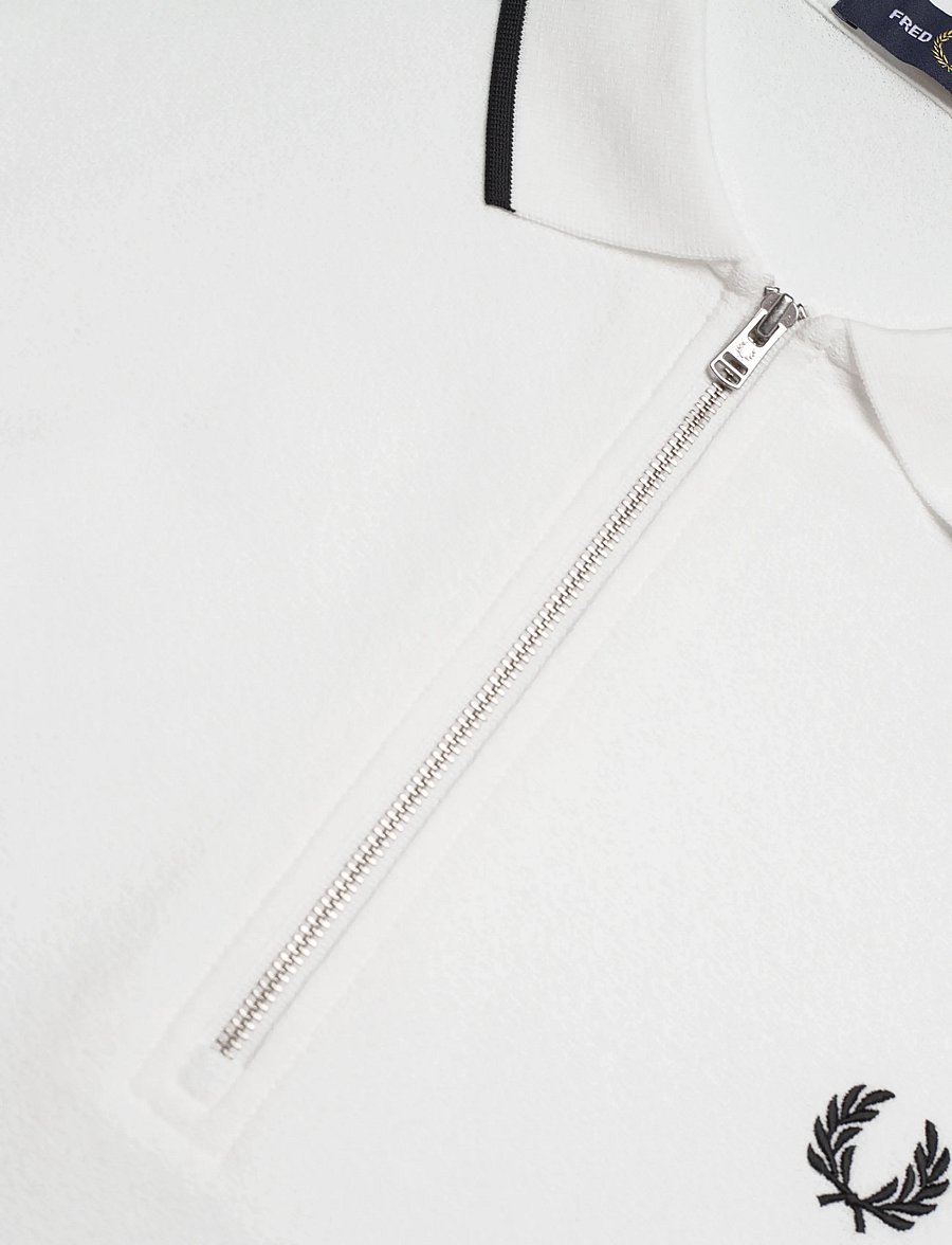 Fred Perry - CREPE PIQUE POLO SHIRT - kurzärmelig - snow white - 4