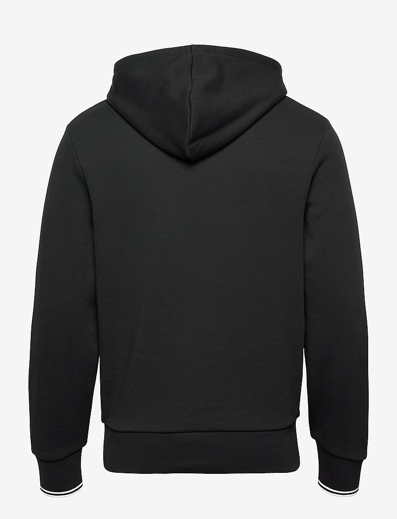Fred Perry - TIPPED HOODED SWEATSH - hoodies - black - 1