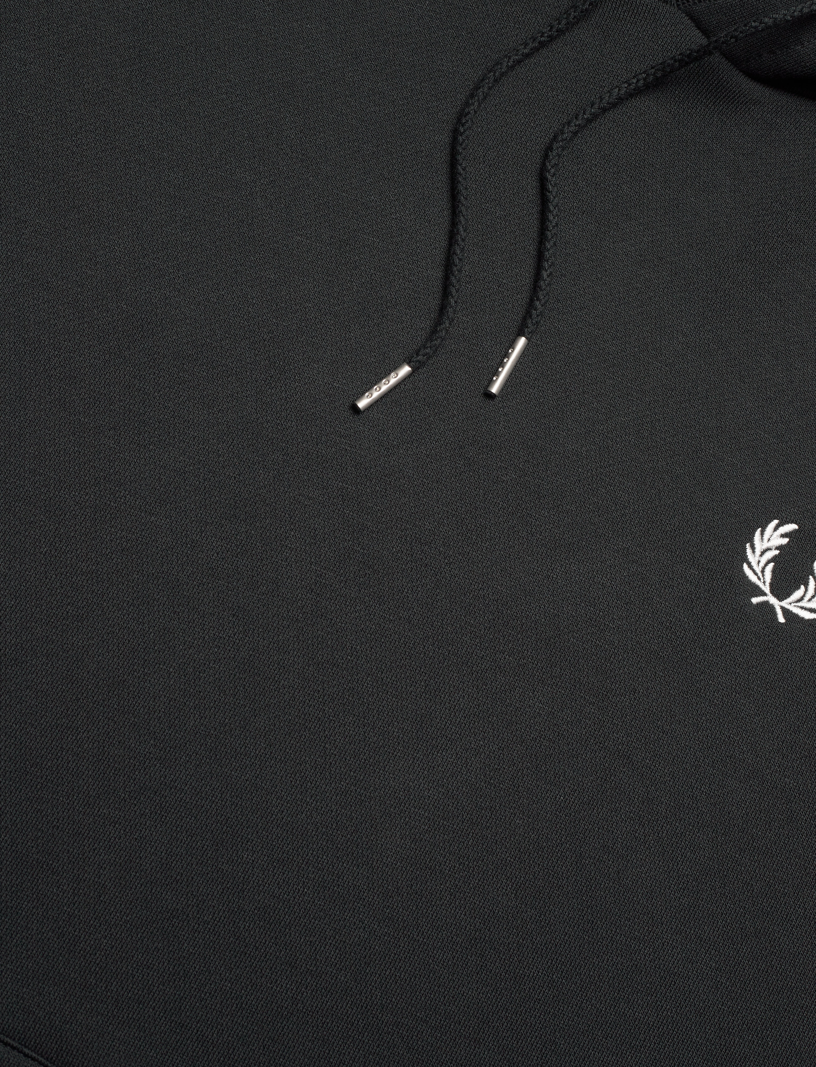 Fred Perry - TIPPED HOODED SWEATSHIRT - kapuutsiga dressipluusid - black - 2