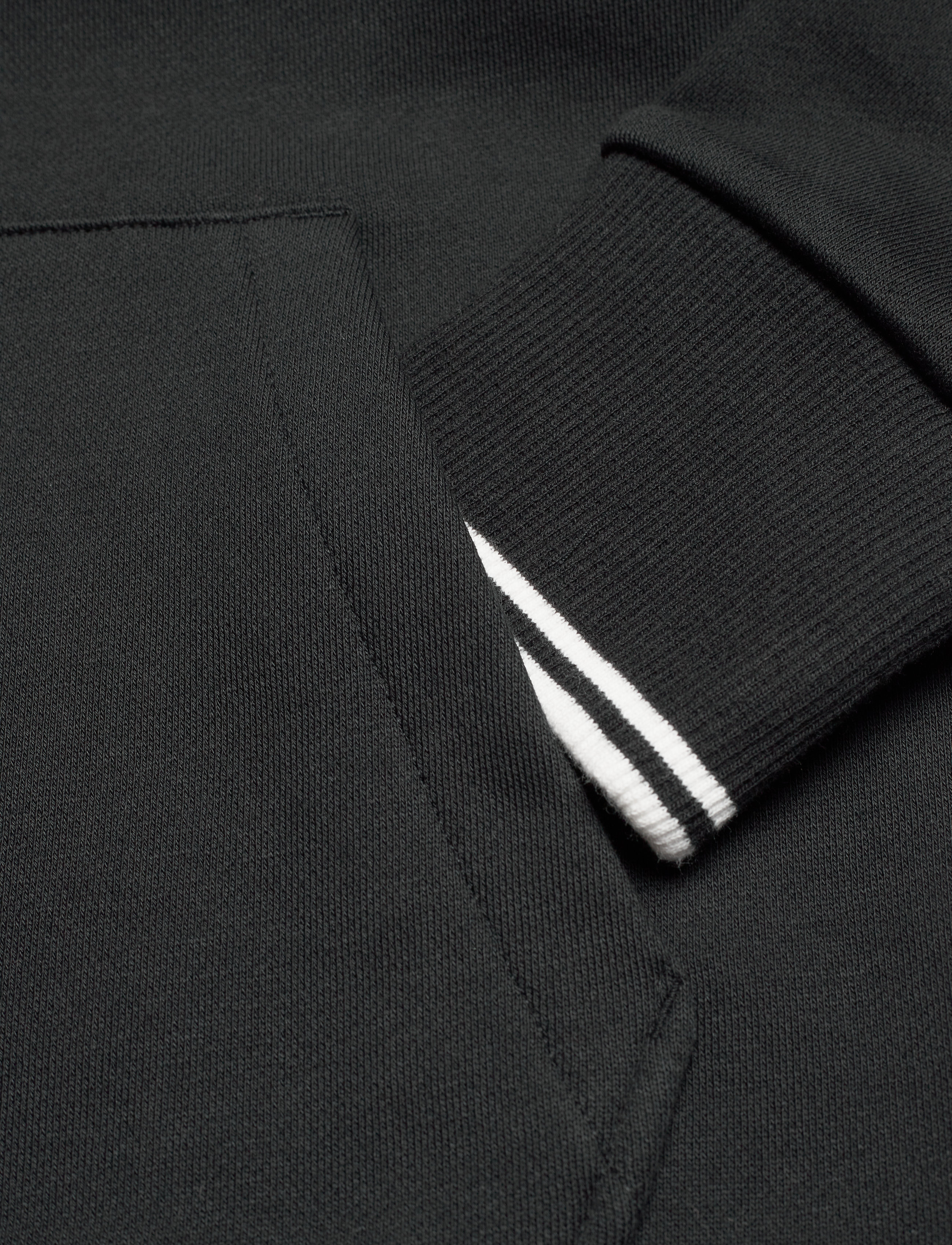 Fred Perry - TIPPED HOODED SWEATSHIRT - kapuutsiga dressipluusid - black - 3