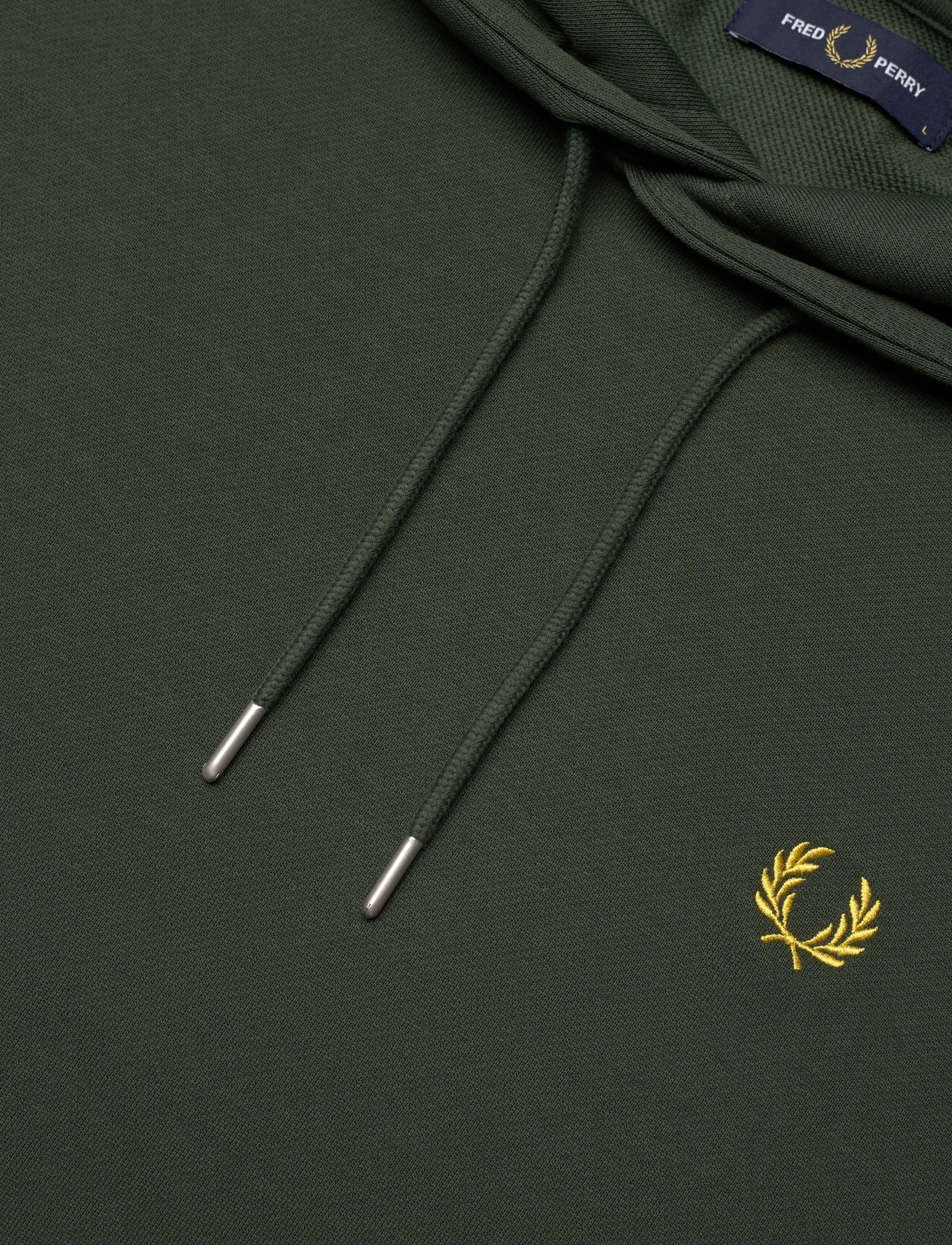 Fred Perry - TIPPED HOODED SWEATSHIRT - court green - 2