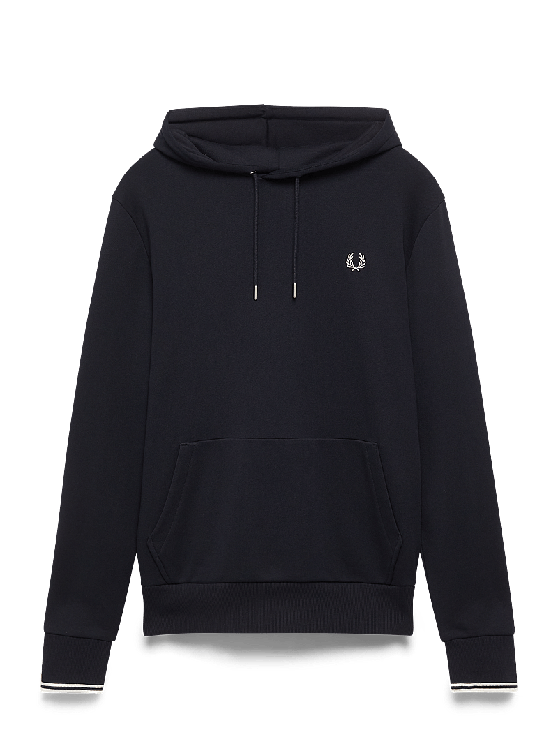 Fred Perry - TIPPED HOODED SWEATSHIRT - hættetrøjer - navy - 1