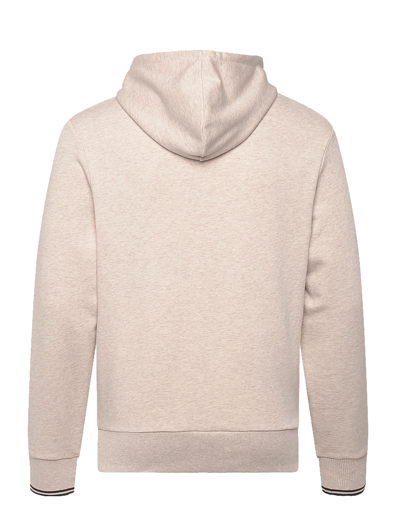 Fred Perry - TIPPED HOODED SWEATSHIRT - hoodies - porridge m/anchor grey - 2