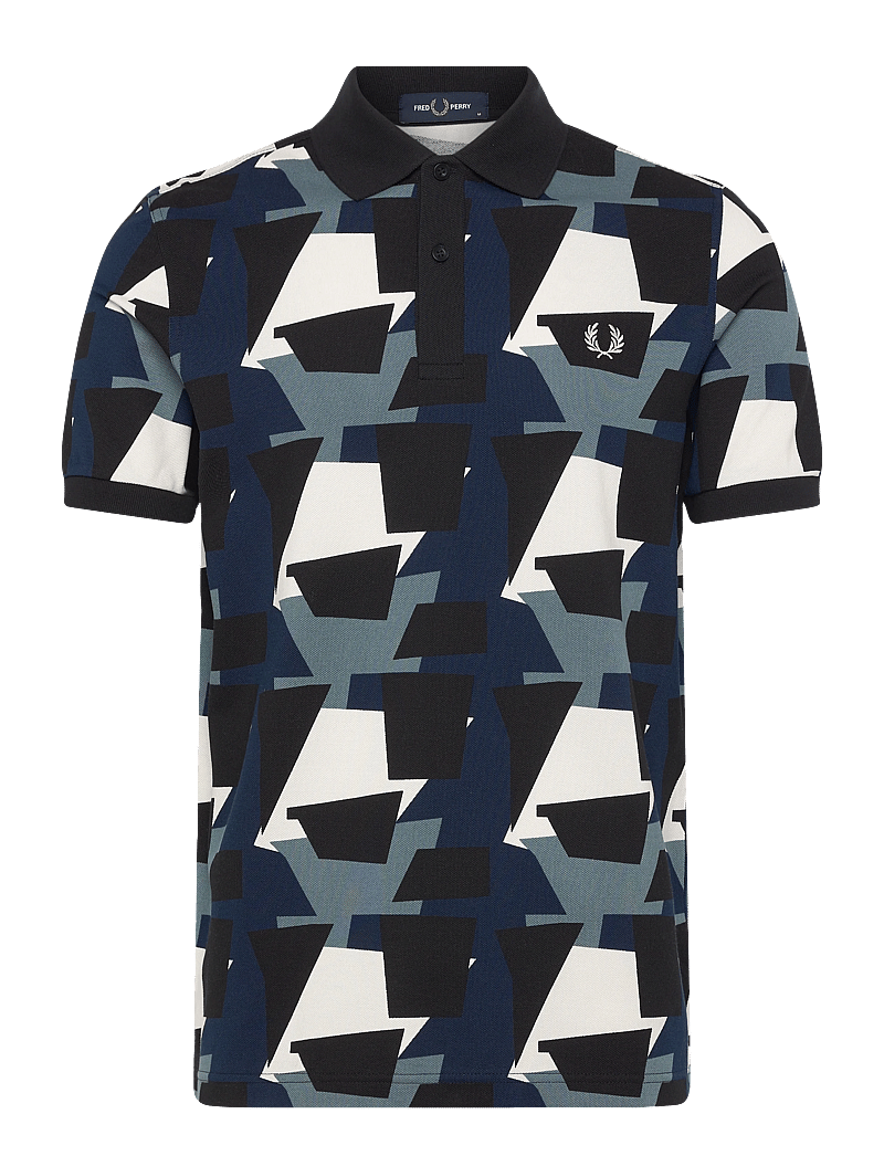 Fred Perry - FRAGMENT PRINT POLO SHIRT - kurzärmelig - ecru - 0