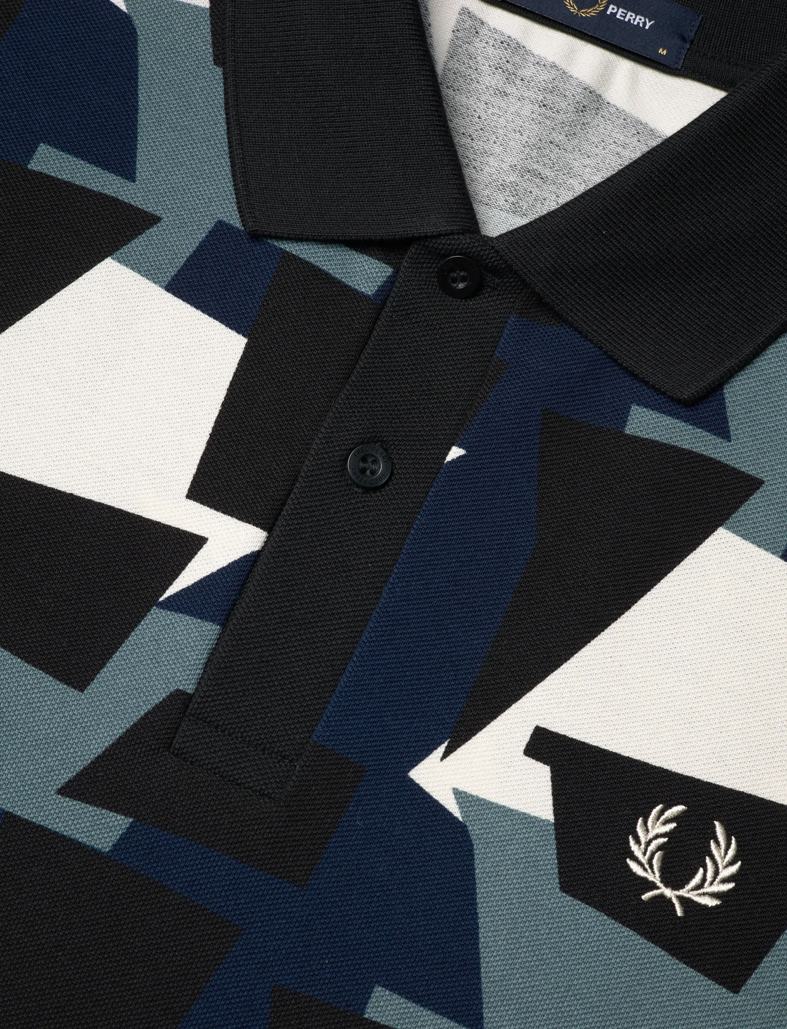 Fred Perry - FRAGMENT PRINT POLO SHIRT - korte mouwen - ecru - 5