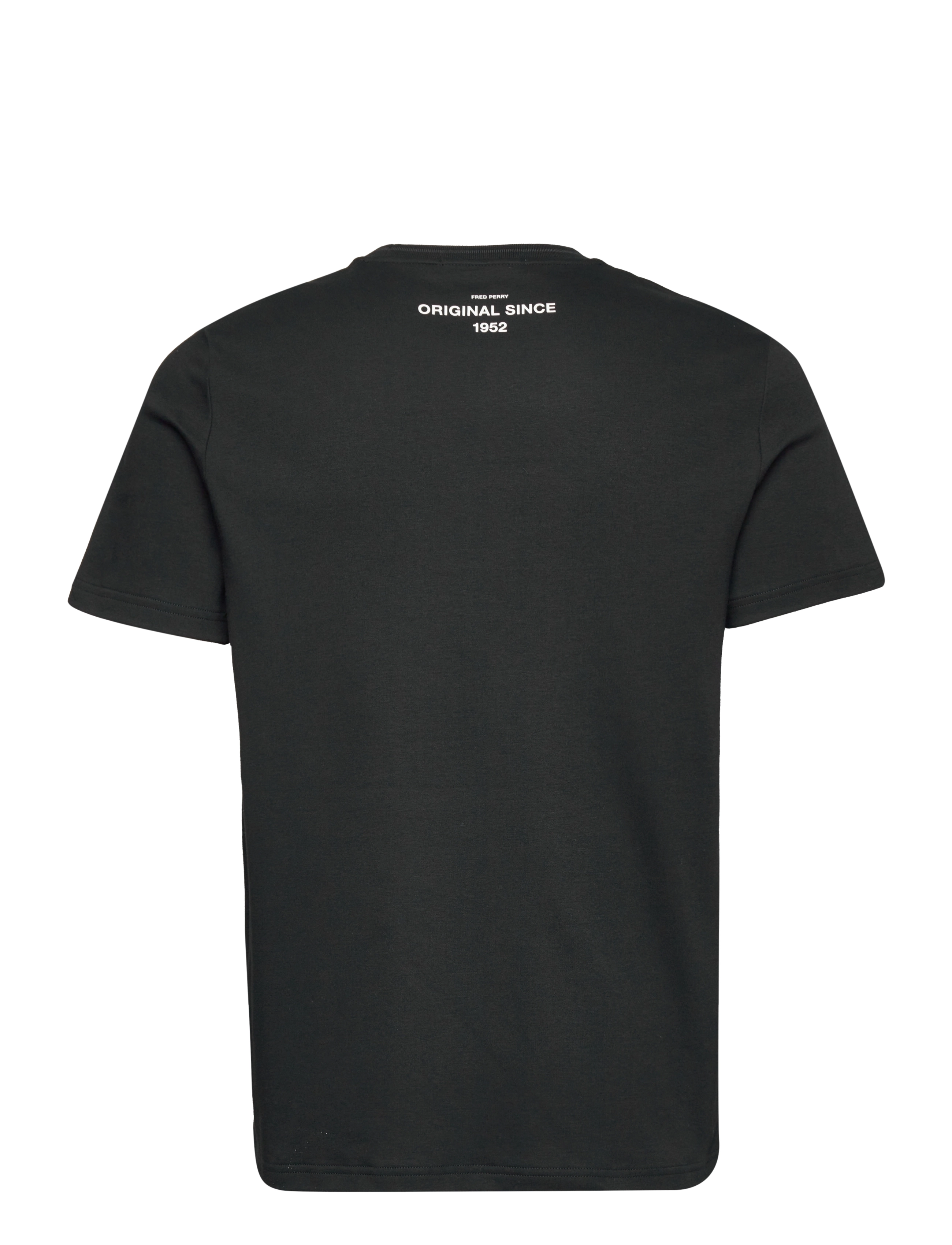Fred Perry - FLOCK LAUREL WREATH TEE - black - 1