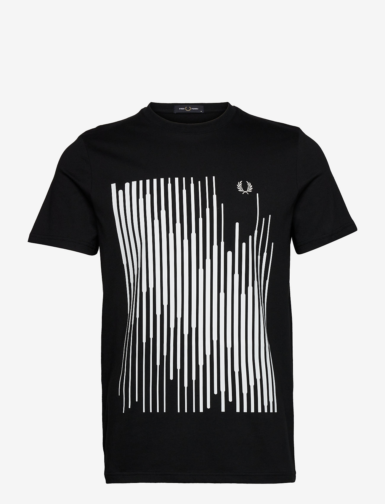 Fred Perry - SOUND WAVE GRAPHIC TEE - black - 0