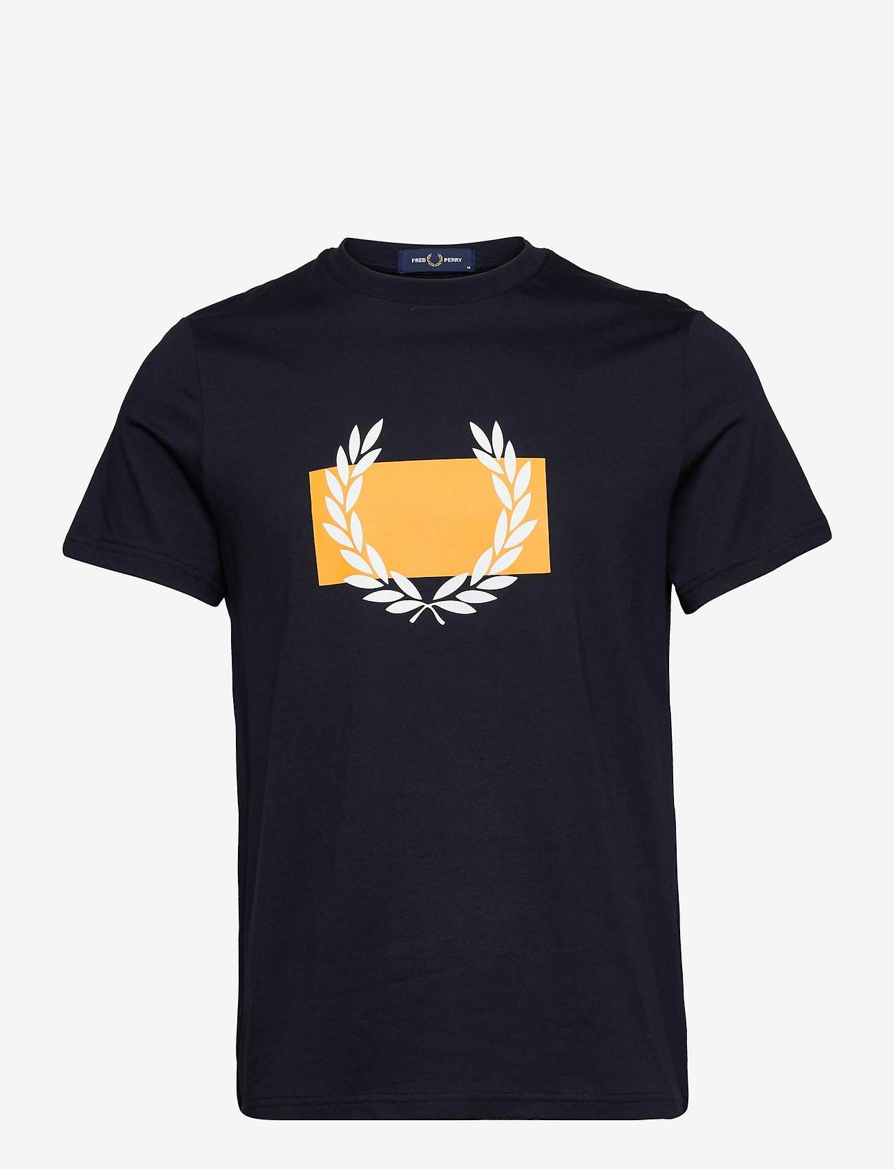 Fred Perry - LAUREL WREATH PRINT TEE - navy - 0