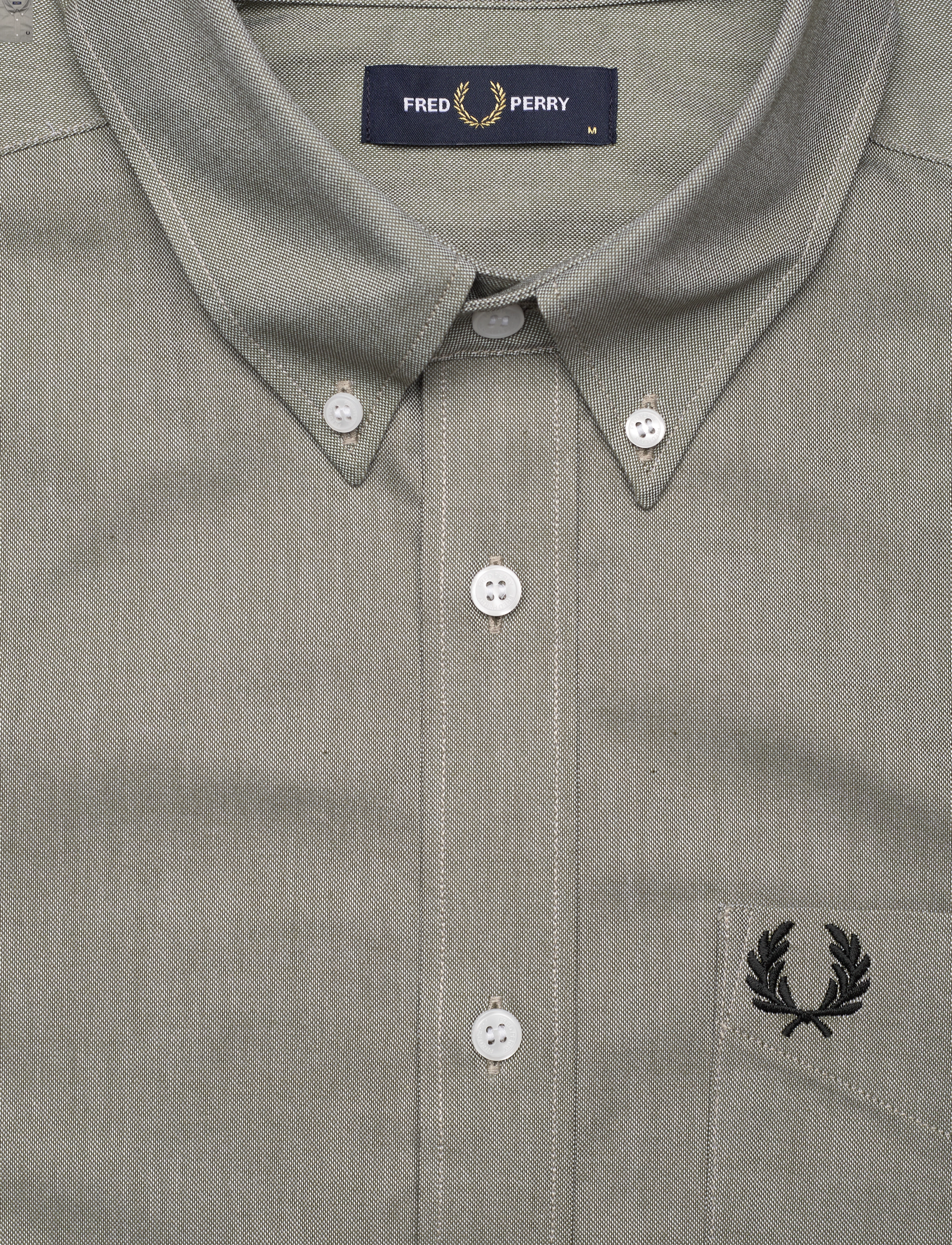 Fred Perry - OXFORD SHIRT - military green - 2