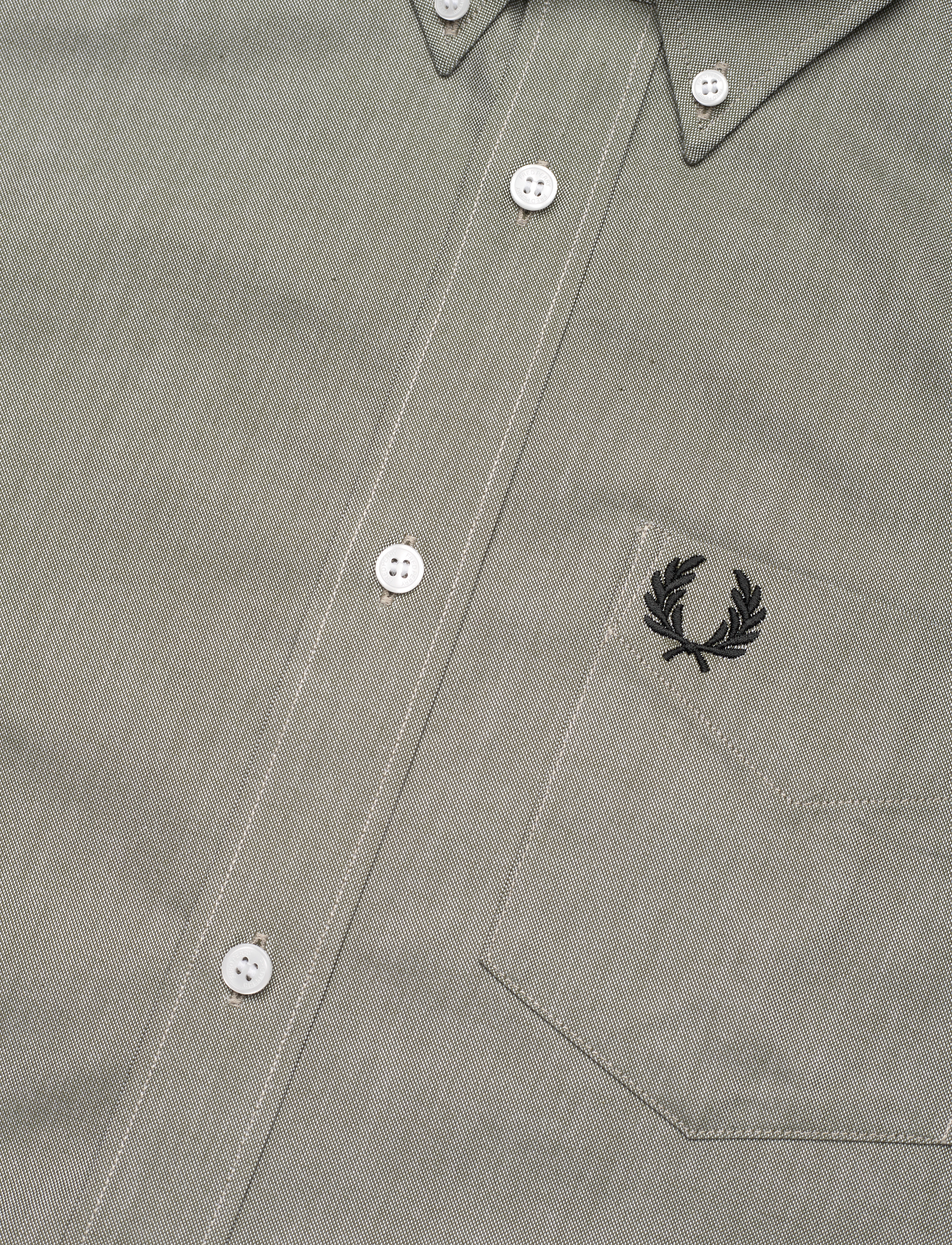 Fred Perry - OXFORD SHIRT - military green - 3