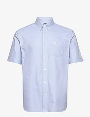 Fred Perry - S/S OXFORD SHIRT - oxford shirts - light smoke - 0