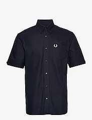 Fred Perry - S/S OXFORD SHIRT - oxford shirts - navy - 0