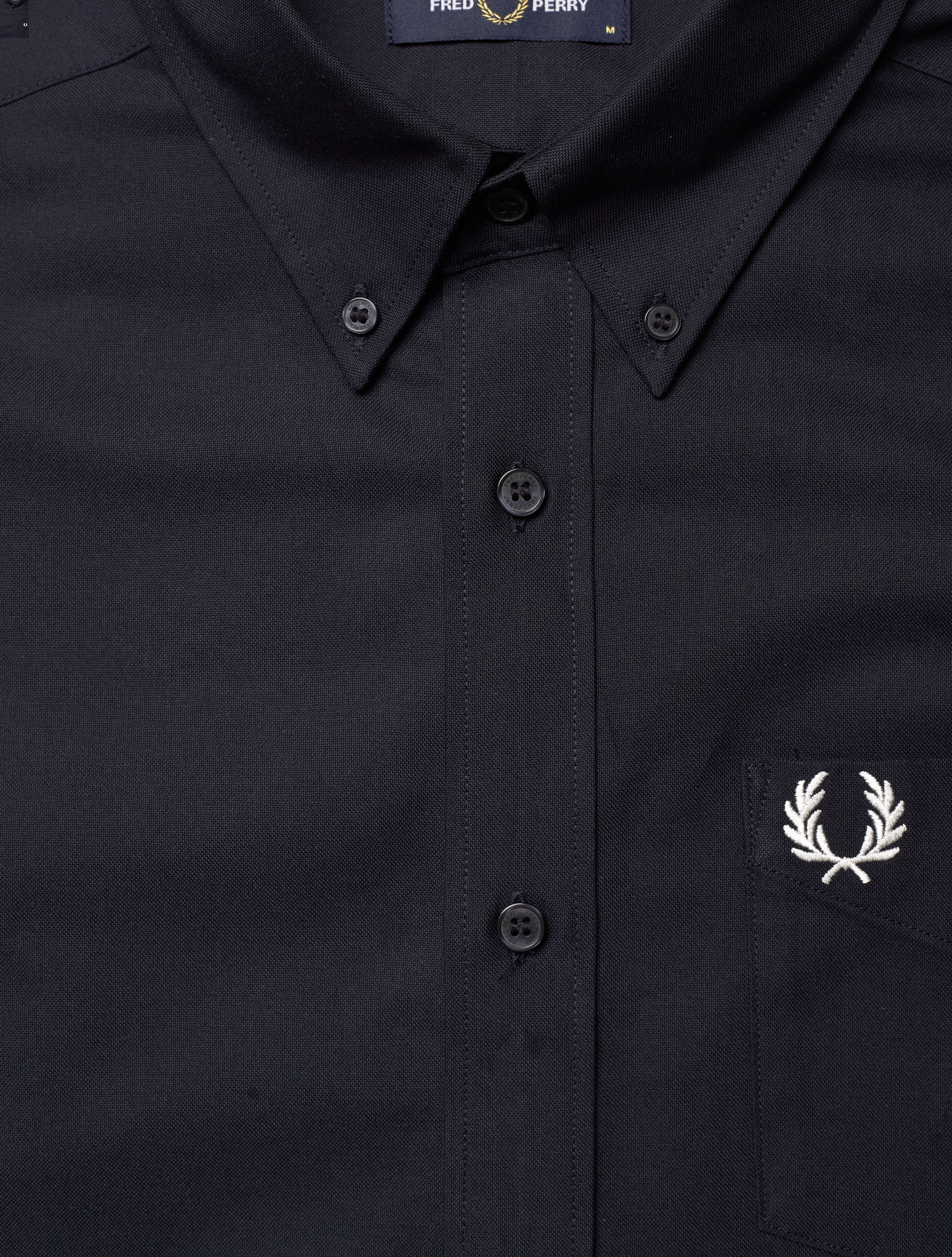 Fred Perry - S/S OXFORD SHIRT - navy - 2