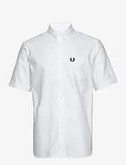 Fred Perry - S/S OXFORD SHIRT - oxford shirts - white - 0