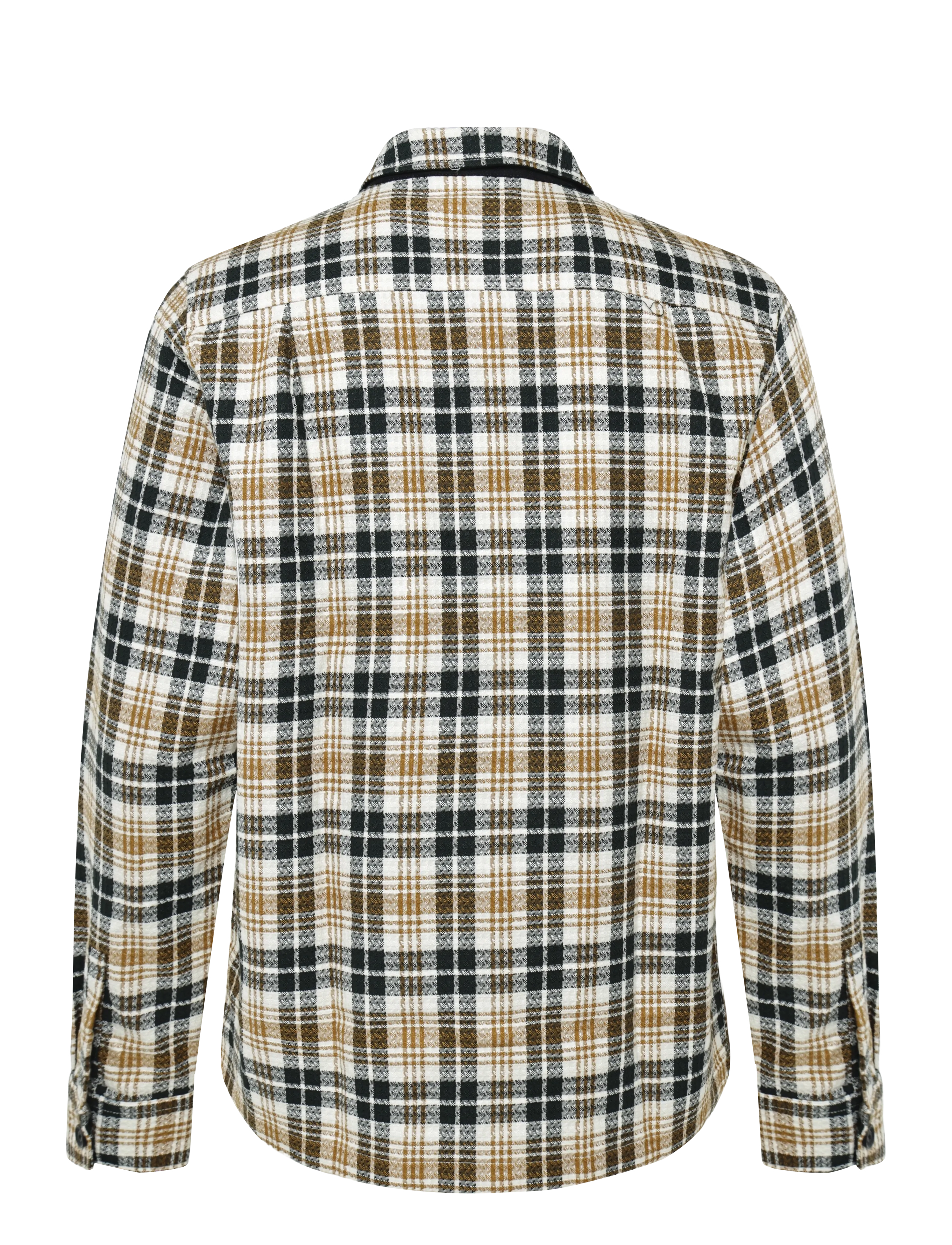 Fred Perry - TEXTURED CHECK OVERSHIRT - ecru - 1