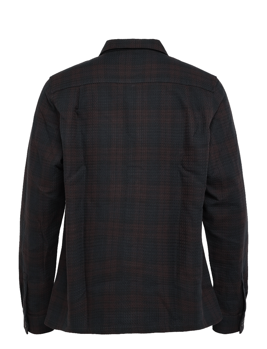 Fred Perry - TEXTURED CHECK OVERSHIRT - flanellskjortor - navy - 1
