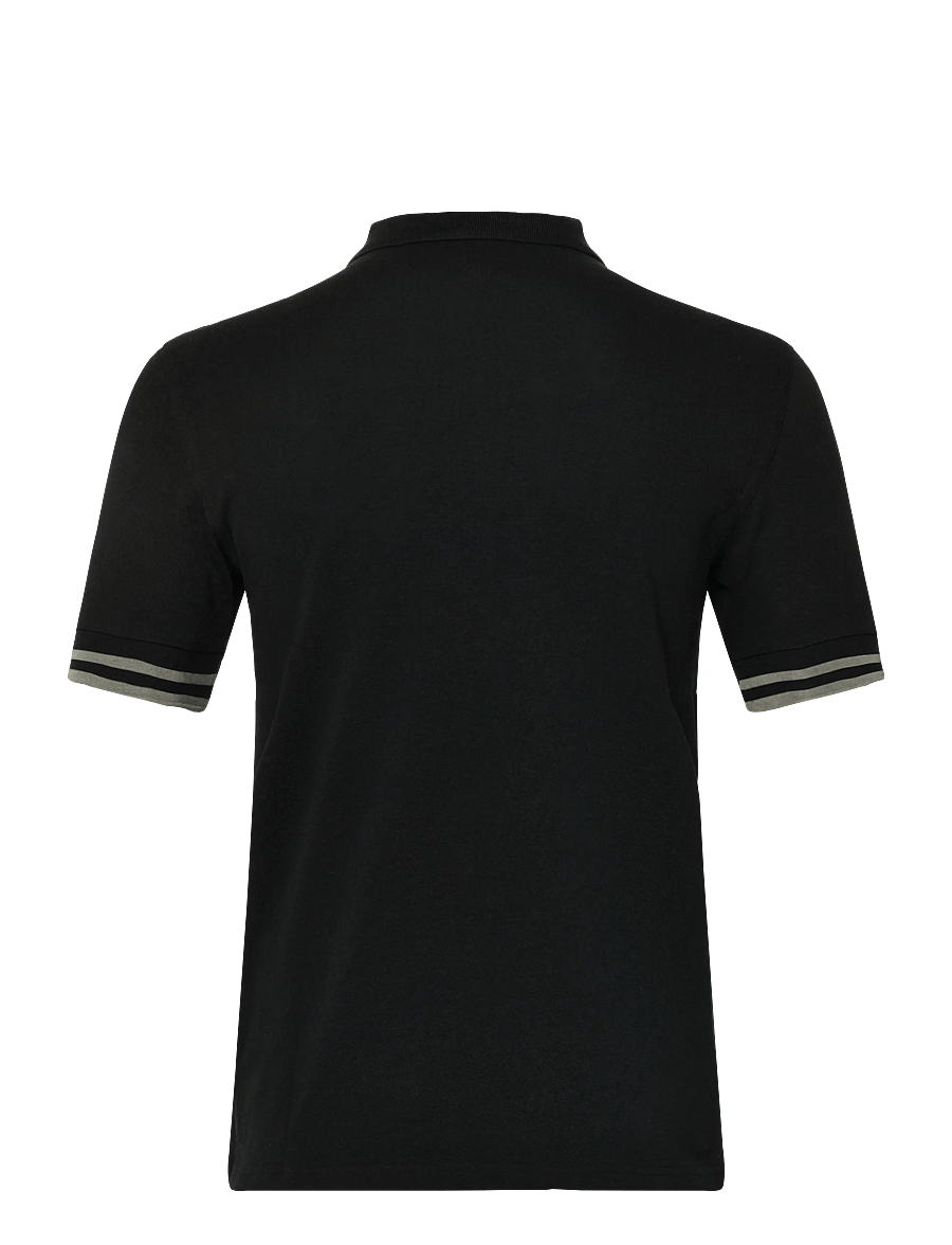 Fred Perry - BOLD TIPPED POLO SHIRT - langärmlige strick-polohemden - black - 2