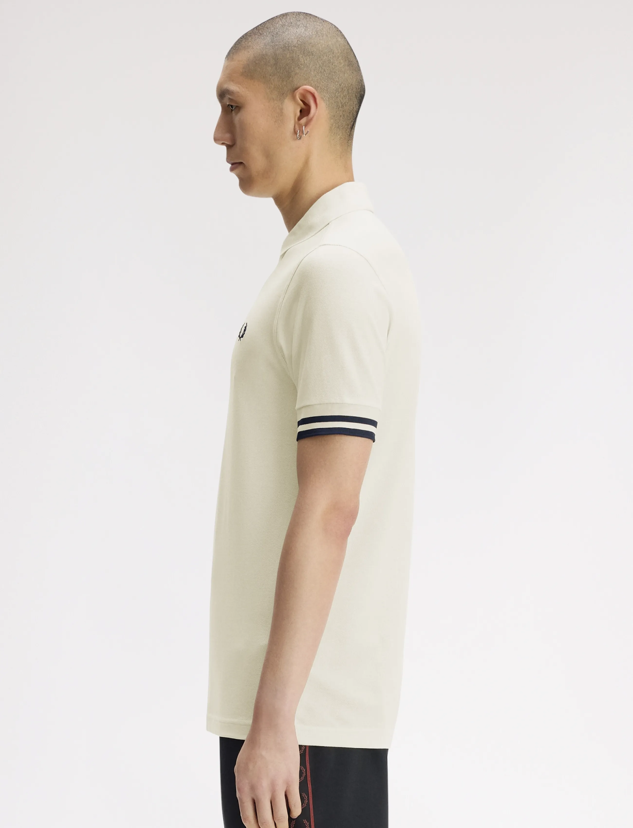 Fred Perry - BOLD TIPPED POLO SHIRT - knitted polos - ecru - 3