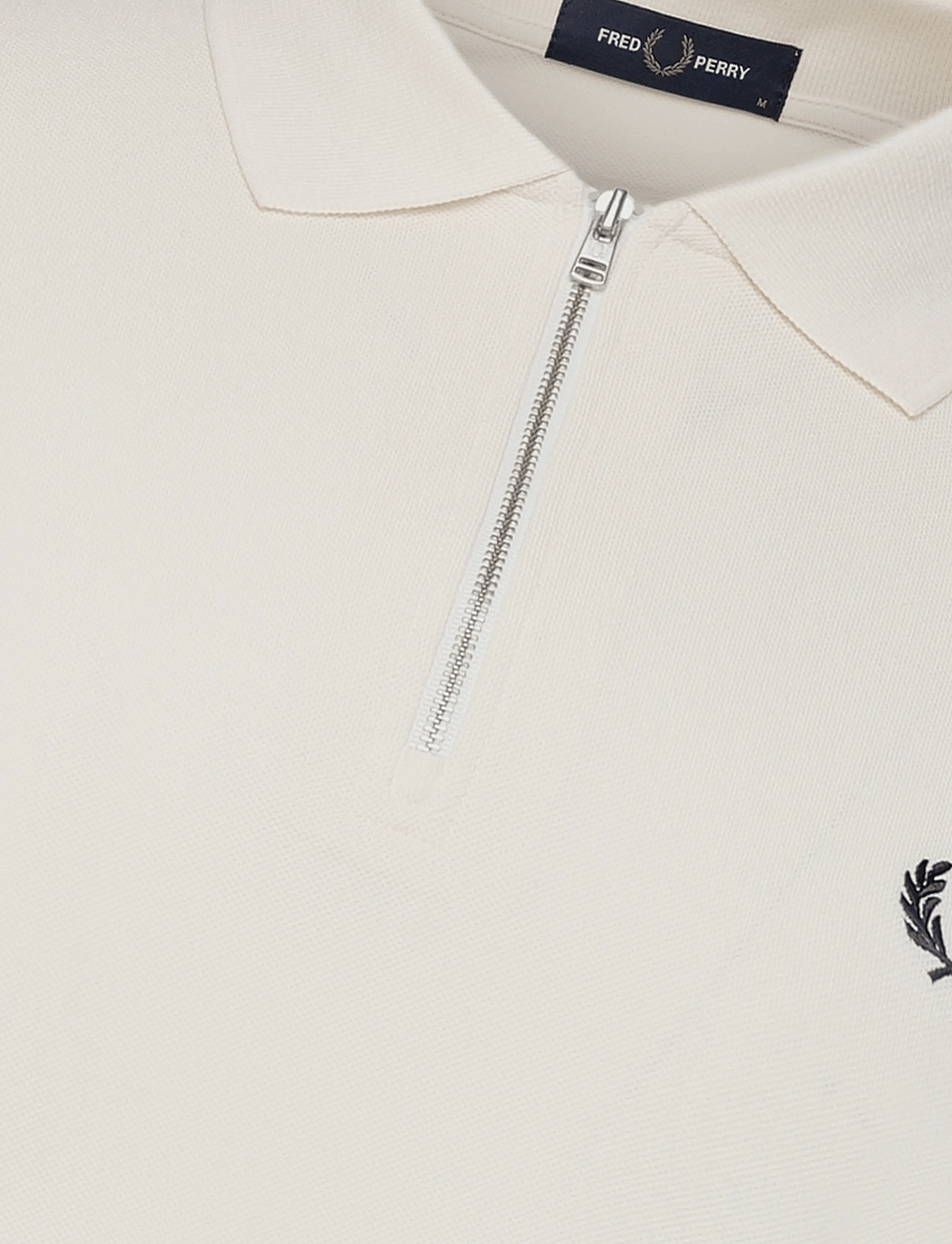 Fred Perry - BOLD TIPPED POLO SHIRT - knitted polos - ecru - 4