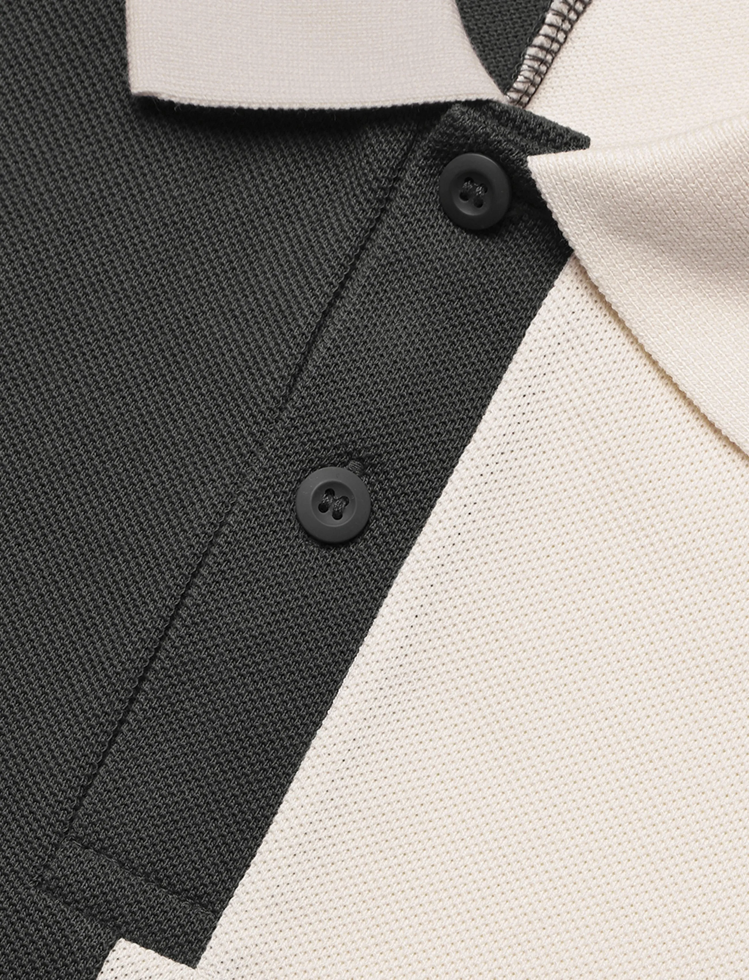 Fred Perry - CUT AND SEW PANELLED POLO SHIR - lühikeste varrukatega polod - ecru - 4