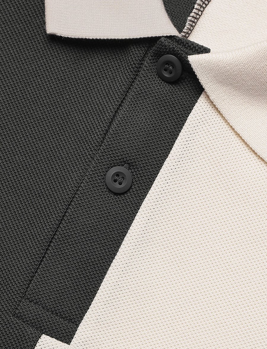 Fred Perry - CUT AND SEW PANELLED POLO SHIR - lühikeste varrukatega polod - ecru - 4