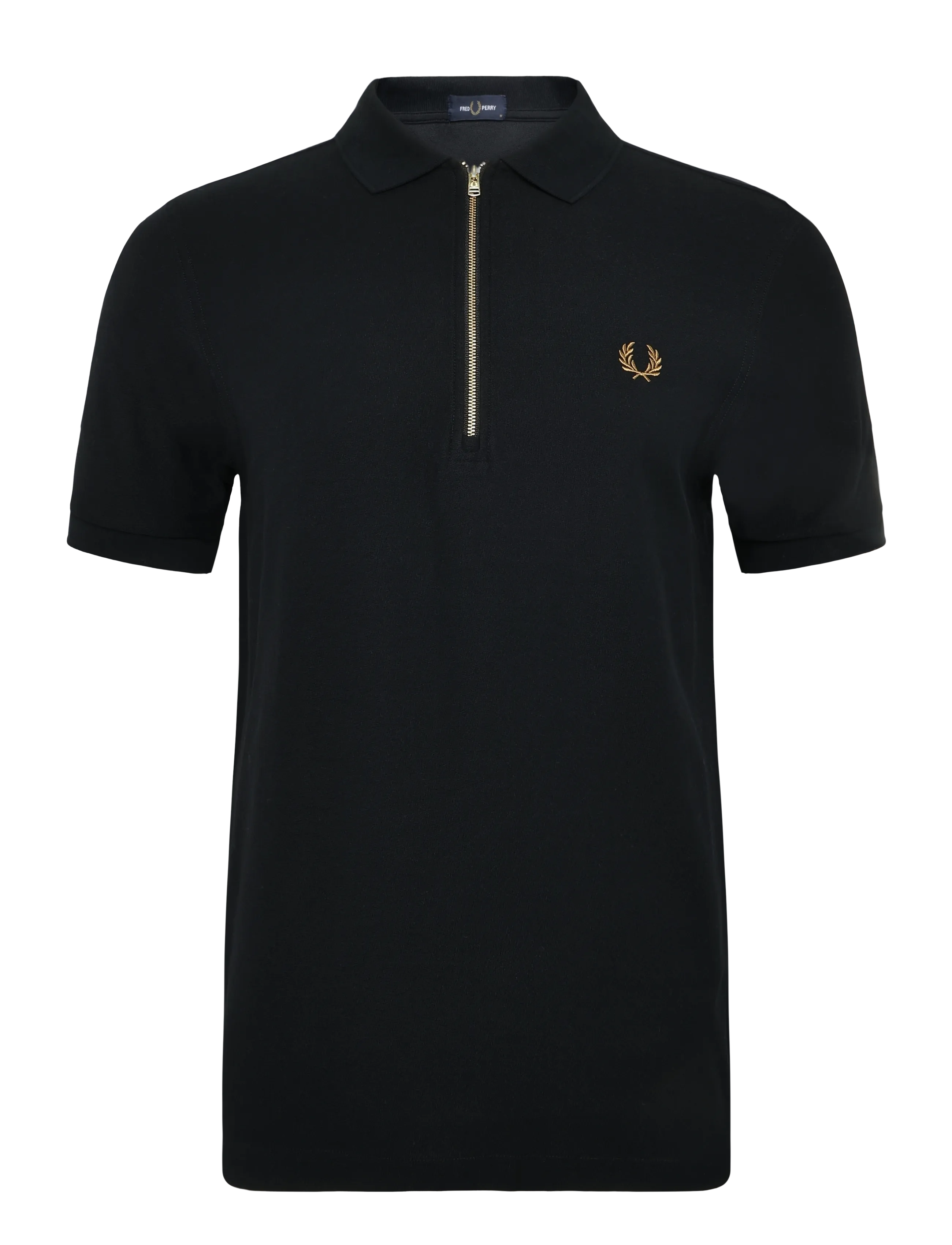 Fred Perry - TIPPED TAPE POLO SHIRT - black - 1
