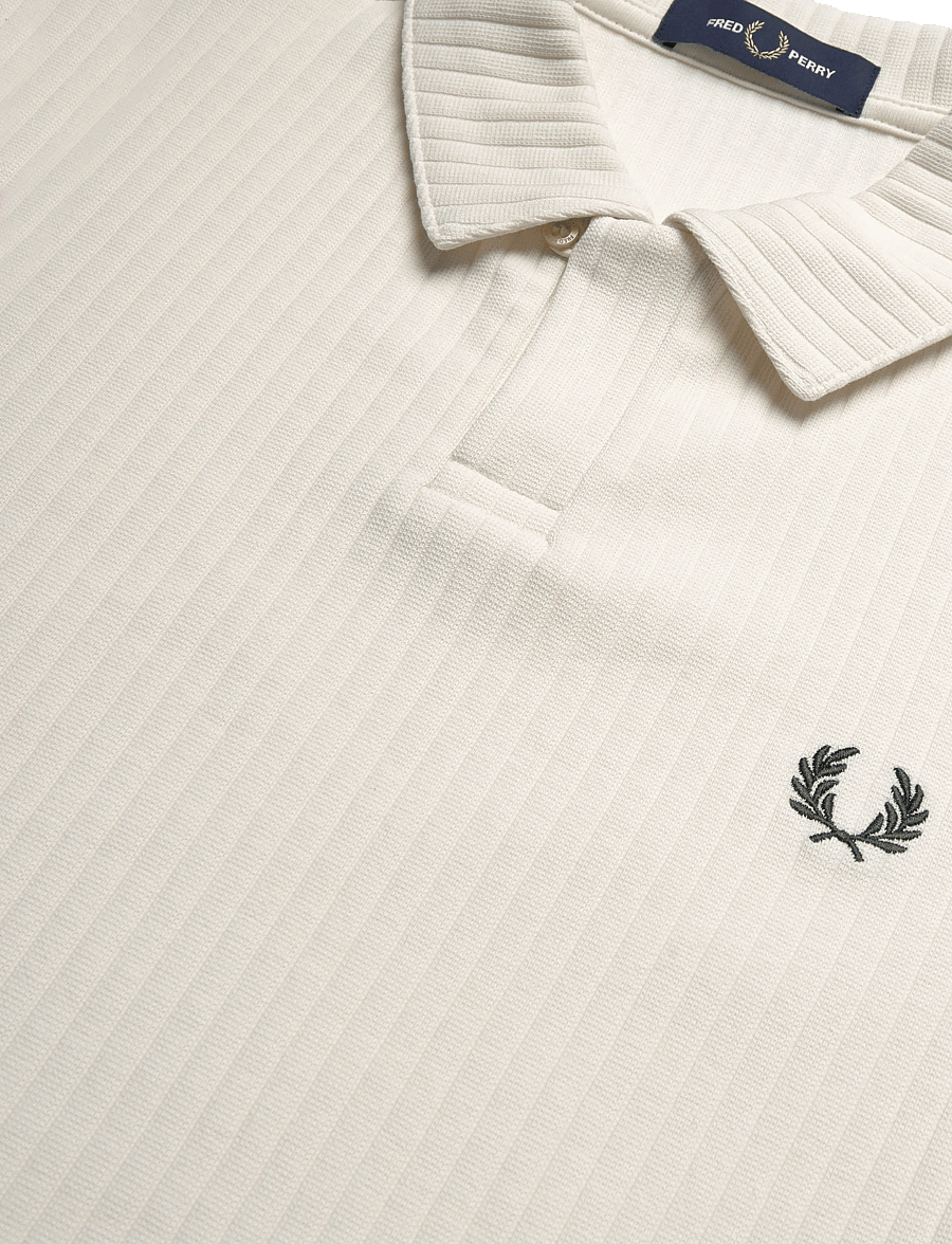 Fred Perry - DROP NEEDLE JERSEY POLO SHIRT - ecru - 2
