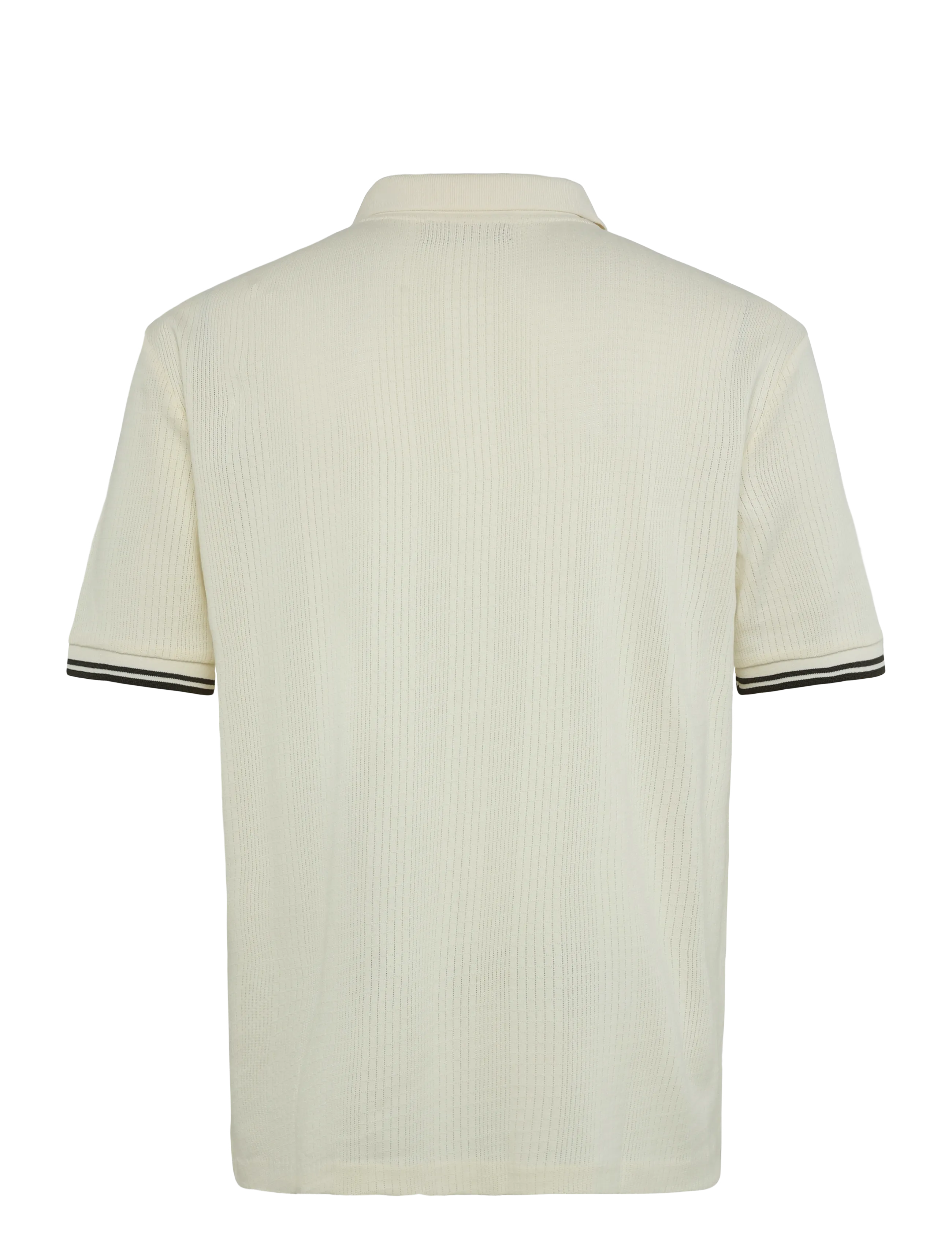 Fred Perry - POINTELLE BUTTON POLO - ecru - 1