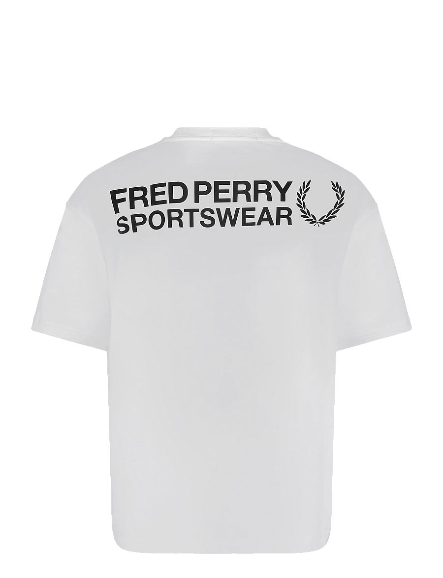 Fred Perry - FRED PERRY SPORTSWEAR TEE - kurzärmelige t-shirts - snow white - 1