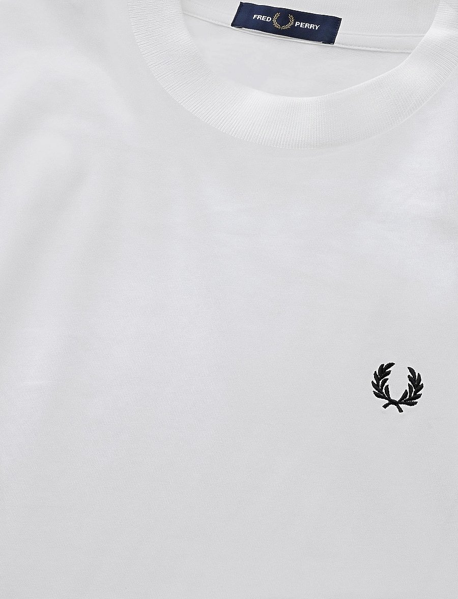 Fred Perry - FRED PERRY SPORTSWEAR TEE - kurzärmelige t-shirts - snow white - 2