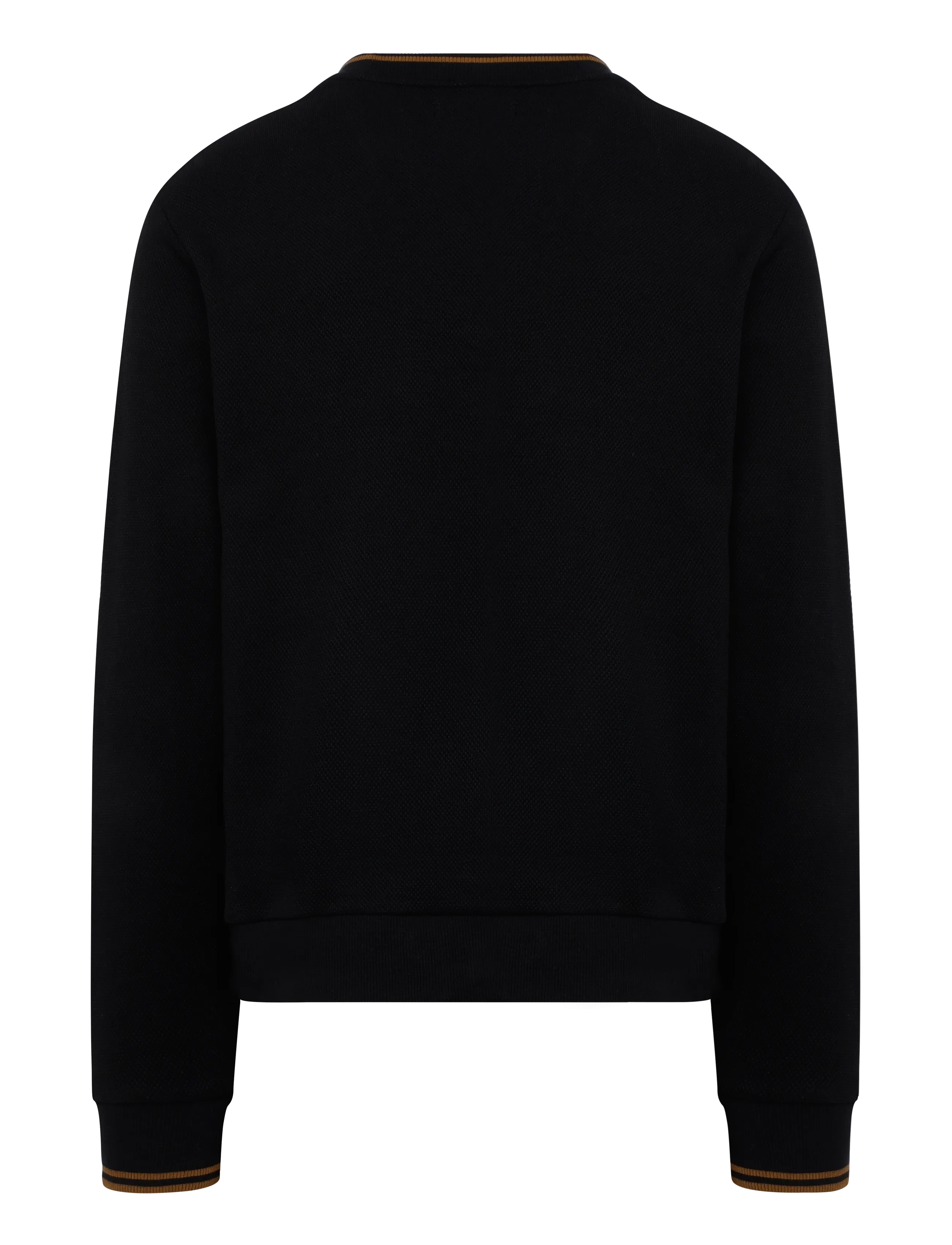 Fred Perry - TIPPED PIQUE CARDIGAN - black - 1