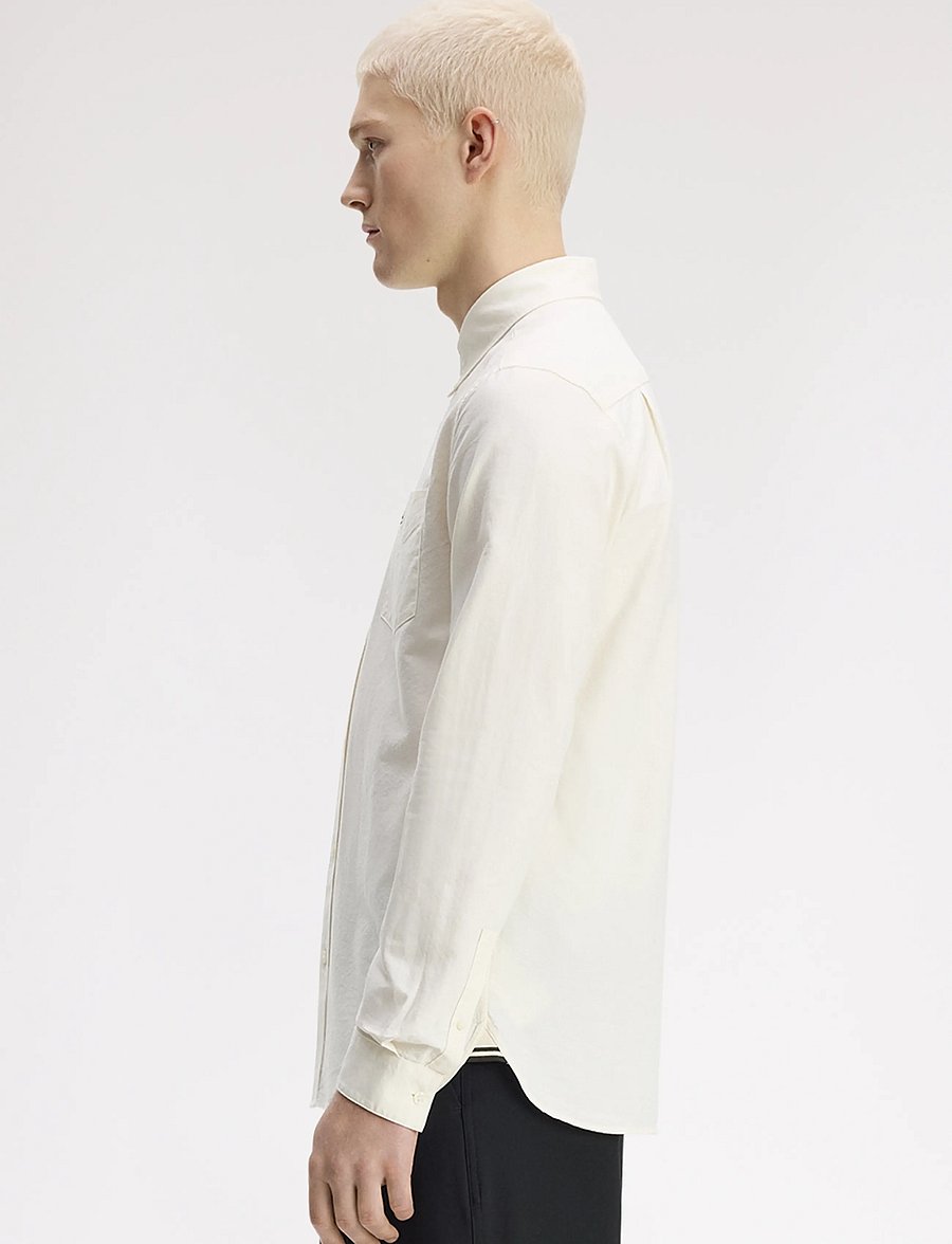 Fred Perry - CONCEALED TIPPED OXFORD SHIRT - oxford shirts - ecru - 3