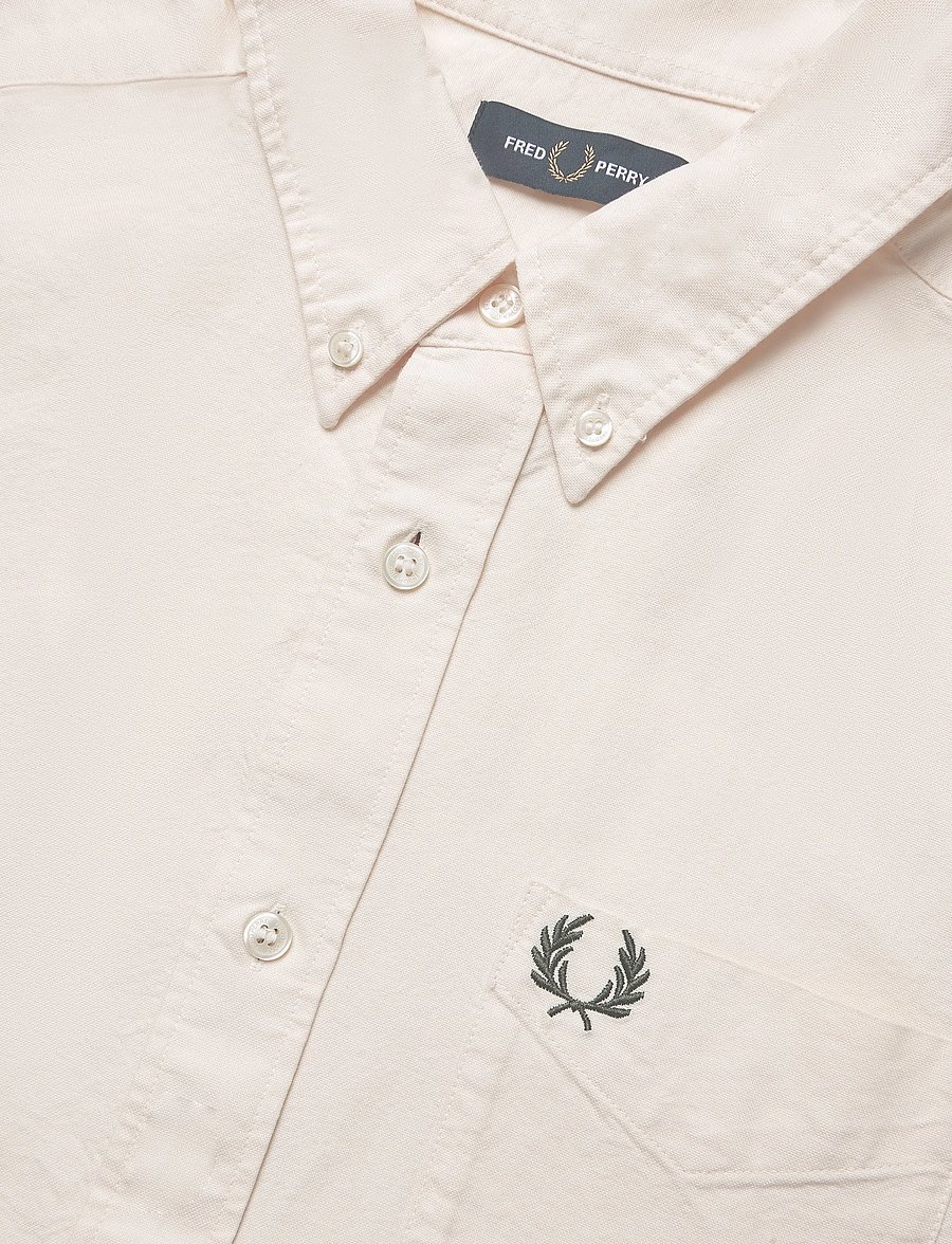 Fred Perry - CONCEALED TIPPED OXFORD SHIRT - oxford shirts - ecru - 4