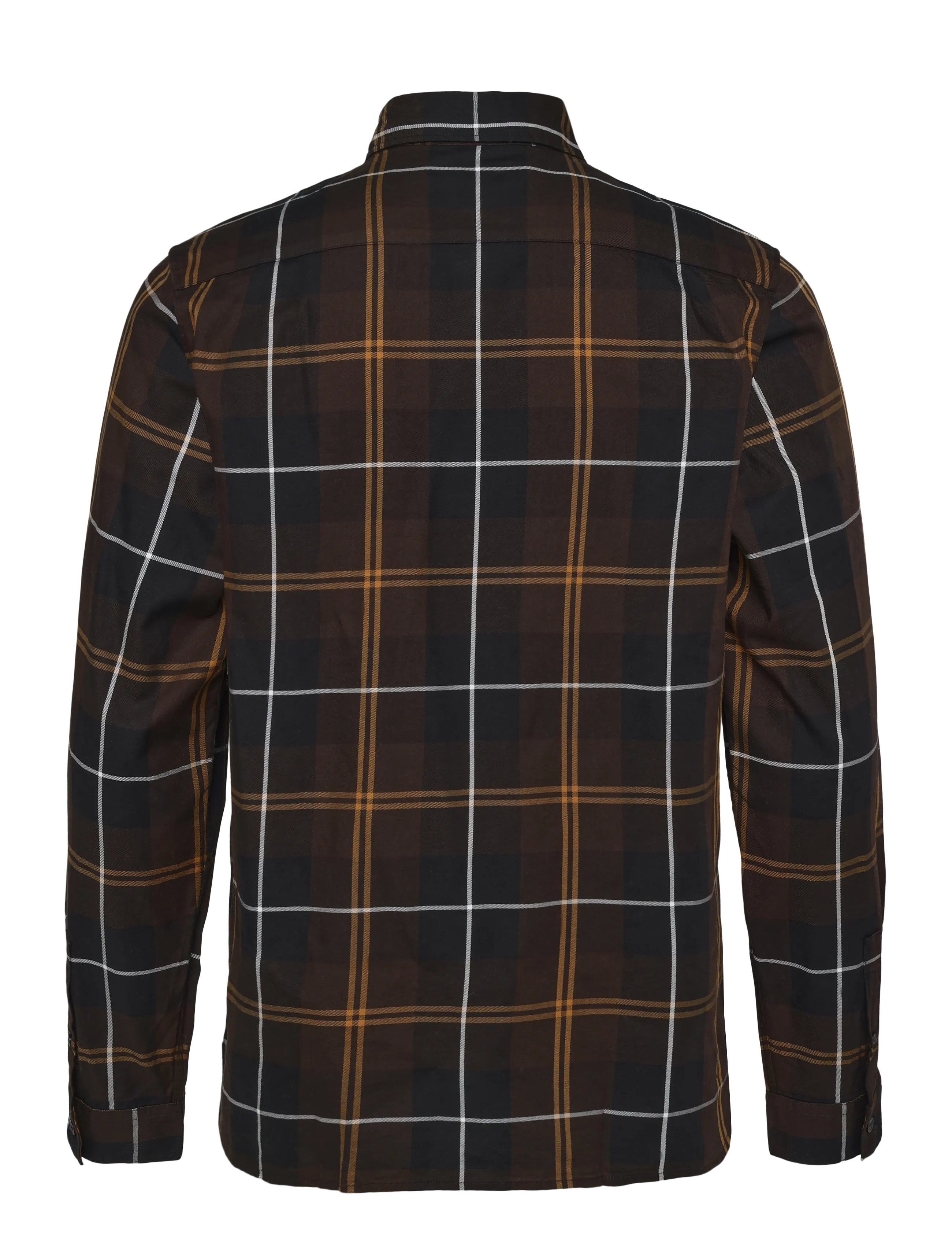 Fred Perry - TWILL TARTAN SHIRT - ruudulised särgid - rich brown - 2