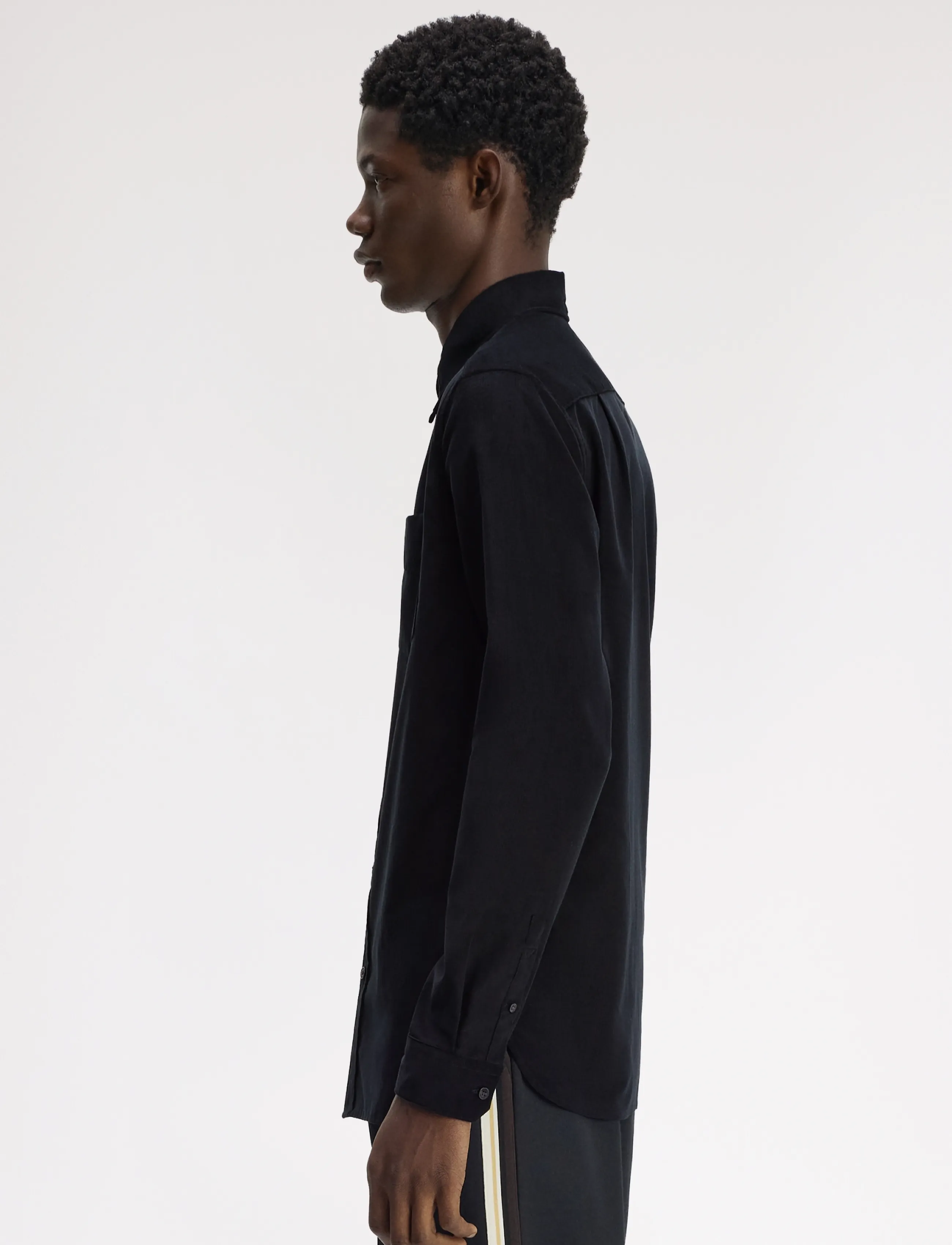 Fred Perry - NEEDLE CORD SHIRT - corduroy shirts - black - 3