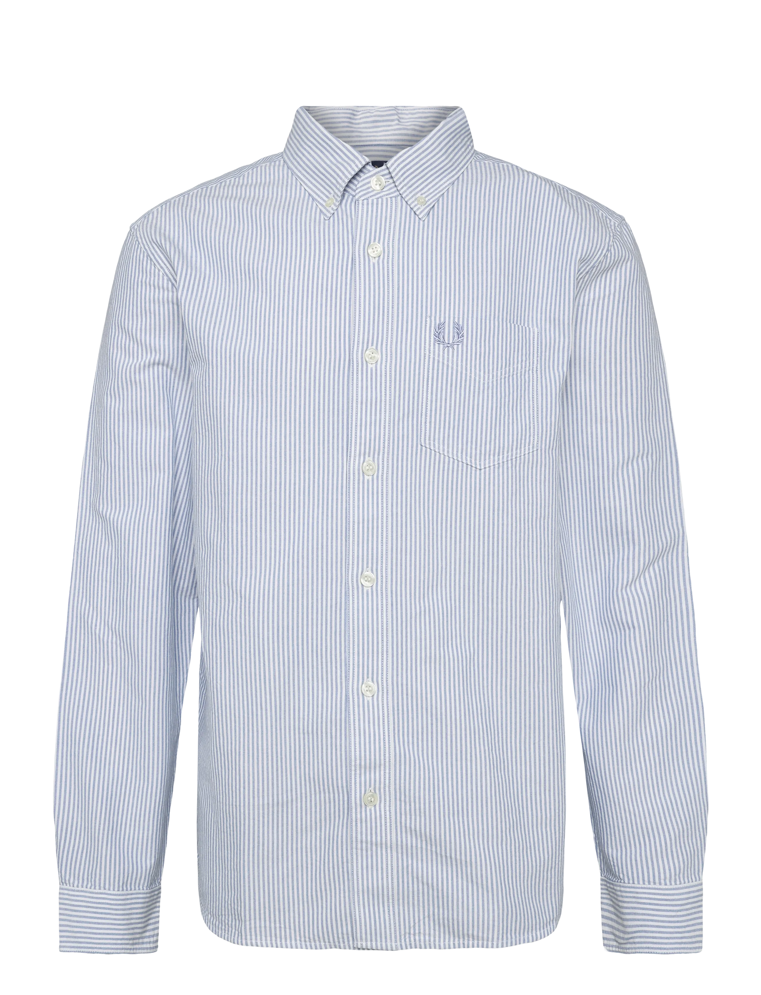 Fred Perry RELAXED STRIPED OXFORD SHIRT - Osta olukorra järgi - LIGHT SMOKE / blue