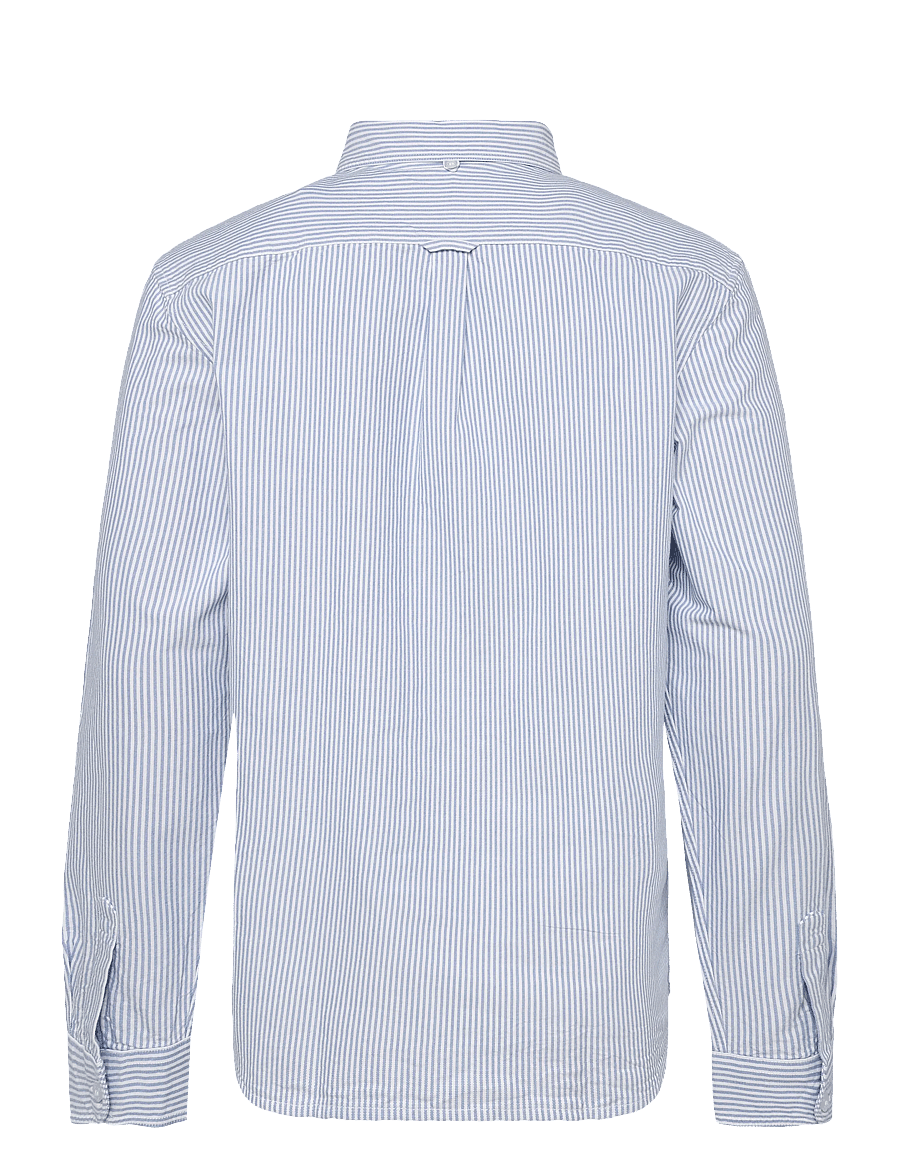 Fred Perry - RELAXED STRIPED OXFORD SHIRT - triibulised särgid - light smoke - 1