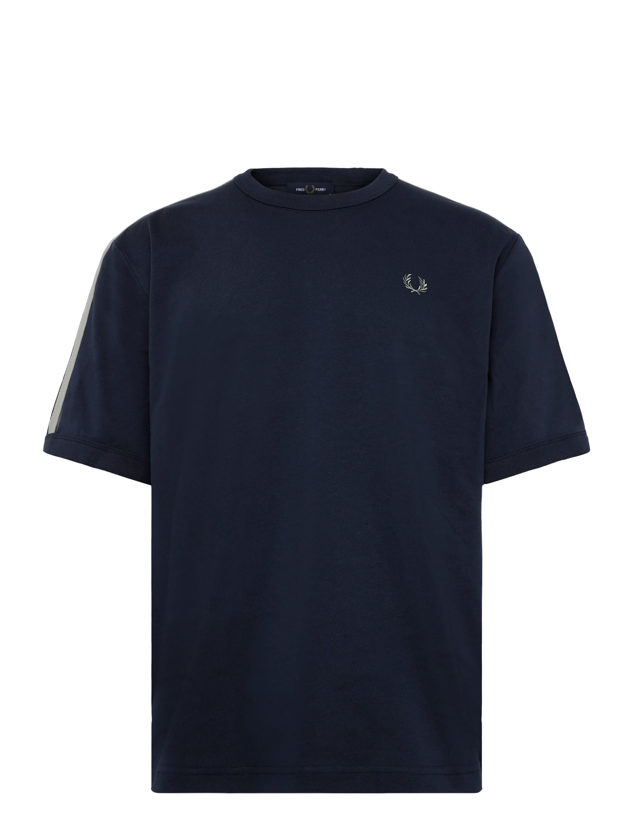 Fred Perry - TWO TONE MESH TAPE TEE - dark airforce - 1