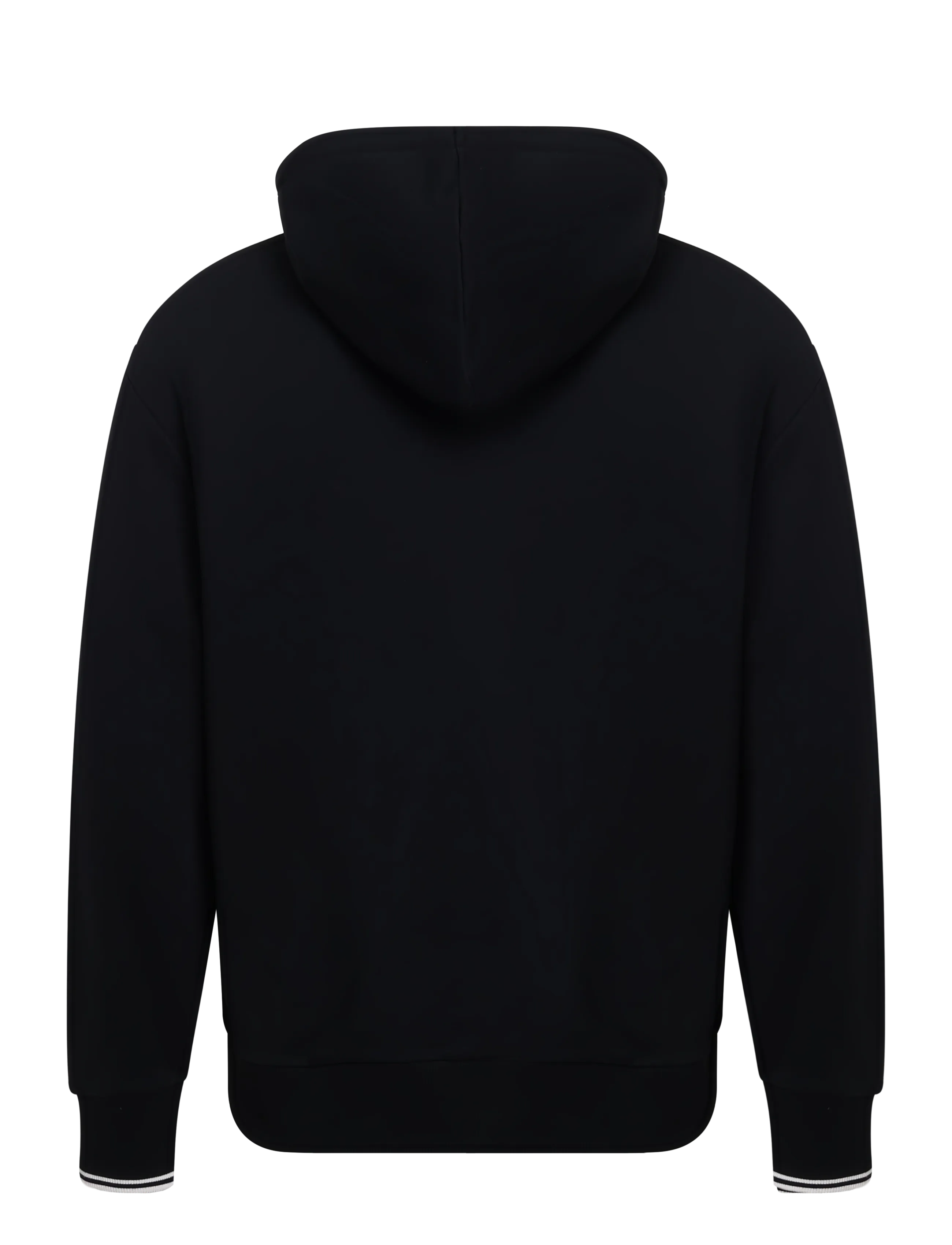 Fred Perry - TIPPED HOODED SWEATSHIRT - hoodies - black - 1