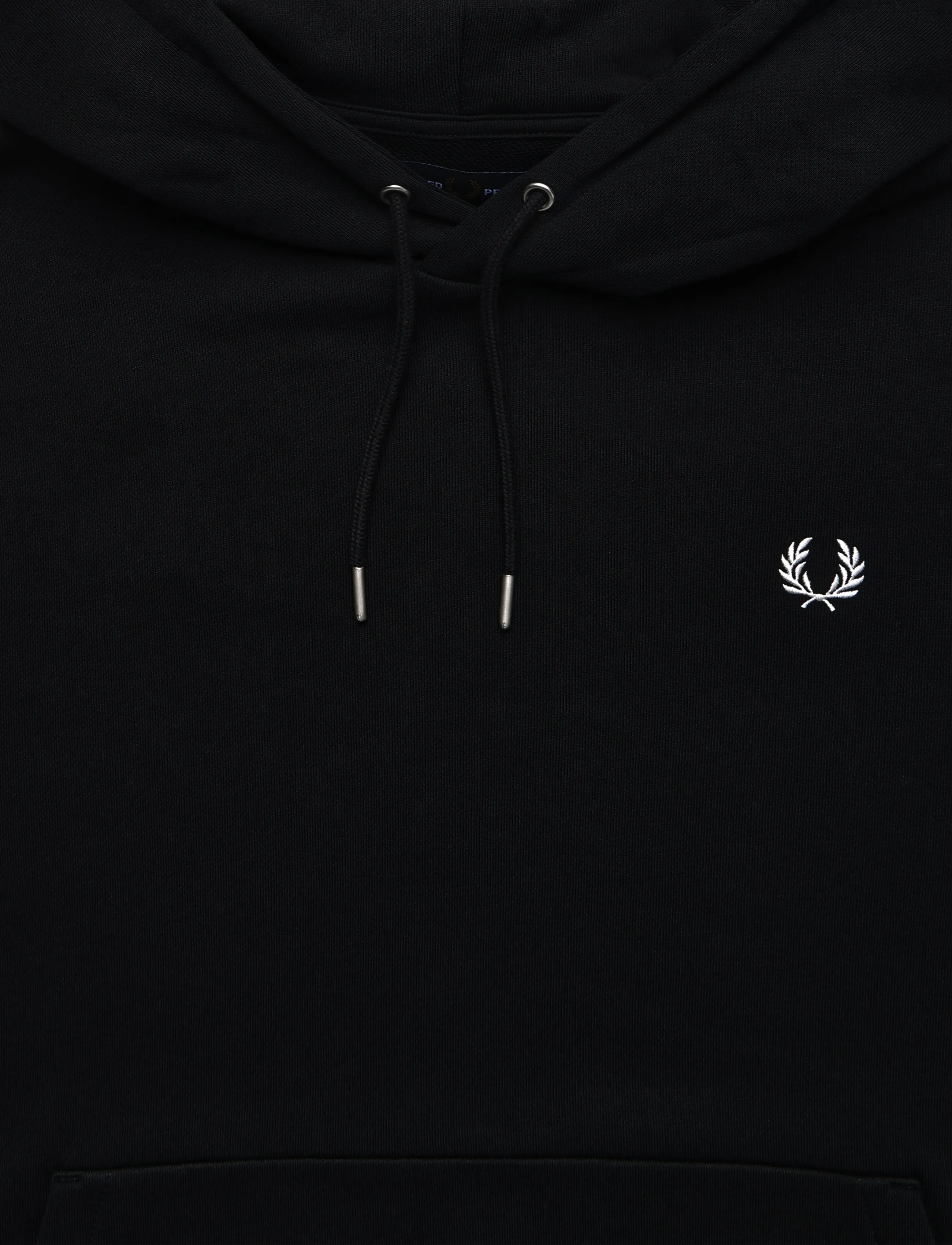 Fred Perry - TIPPED HOODED SWEATSHIRT - hoodies - black - 2