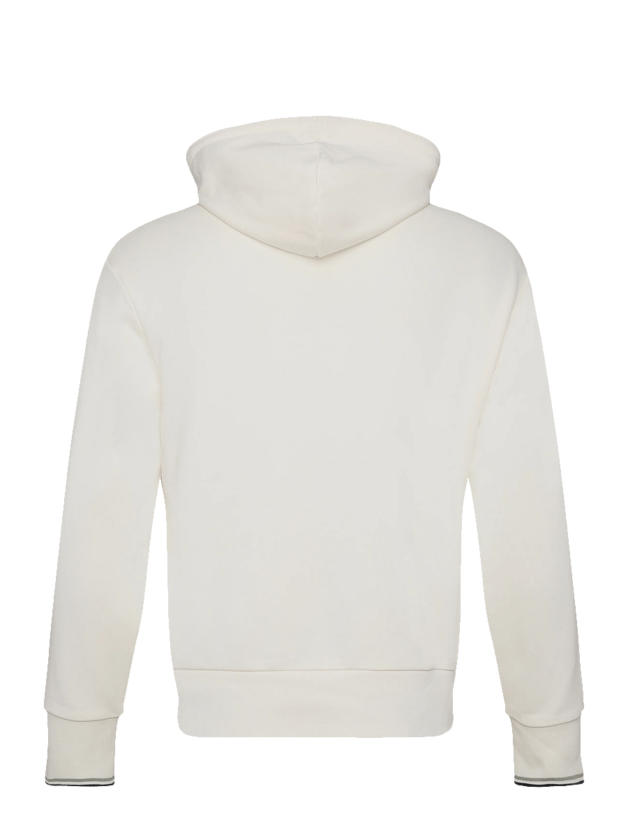 Fred Perry - TIPPED HOODED SWEATSHIRT - kapuutsiga pusad - ecru - 1