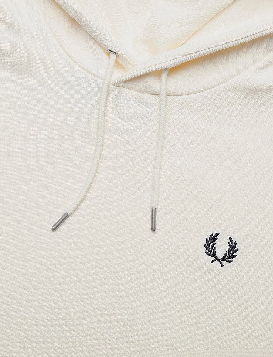 Fred Perry - TIPPED HOODED SWEATSHIRT - kapuutsiga pusad - ecru - 2