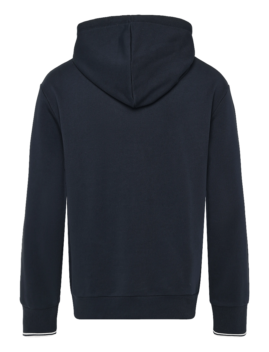 Fred Perry - TIPPED HOODED SWEATSHIRT - hoodies - navy - 1