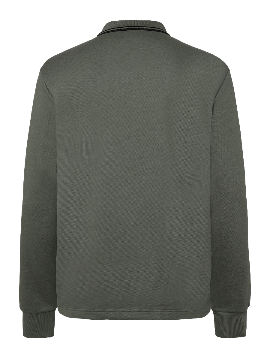 Fred Perry - TIPPED COLLARED SWEATSHIRT - long-sleeved knitted polos - lrl wrth green - 2