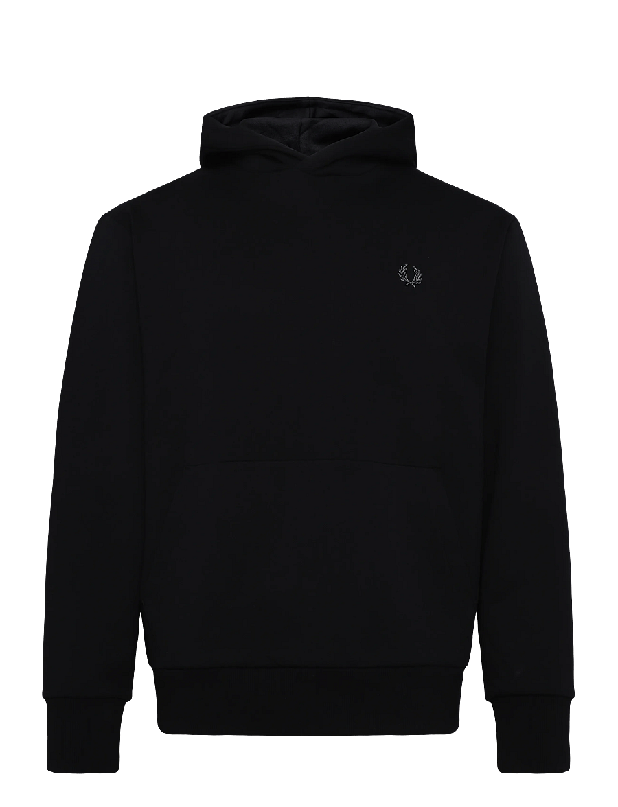 Fred Perry - REFLECTIVE HOODED SWEATSHIRT - kapuzenpullover - black - 0