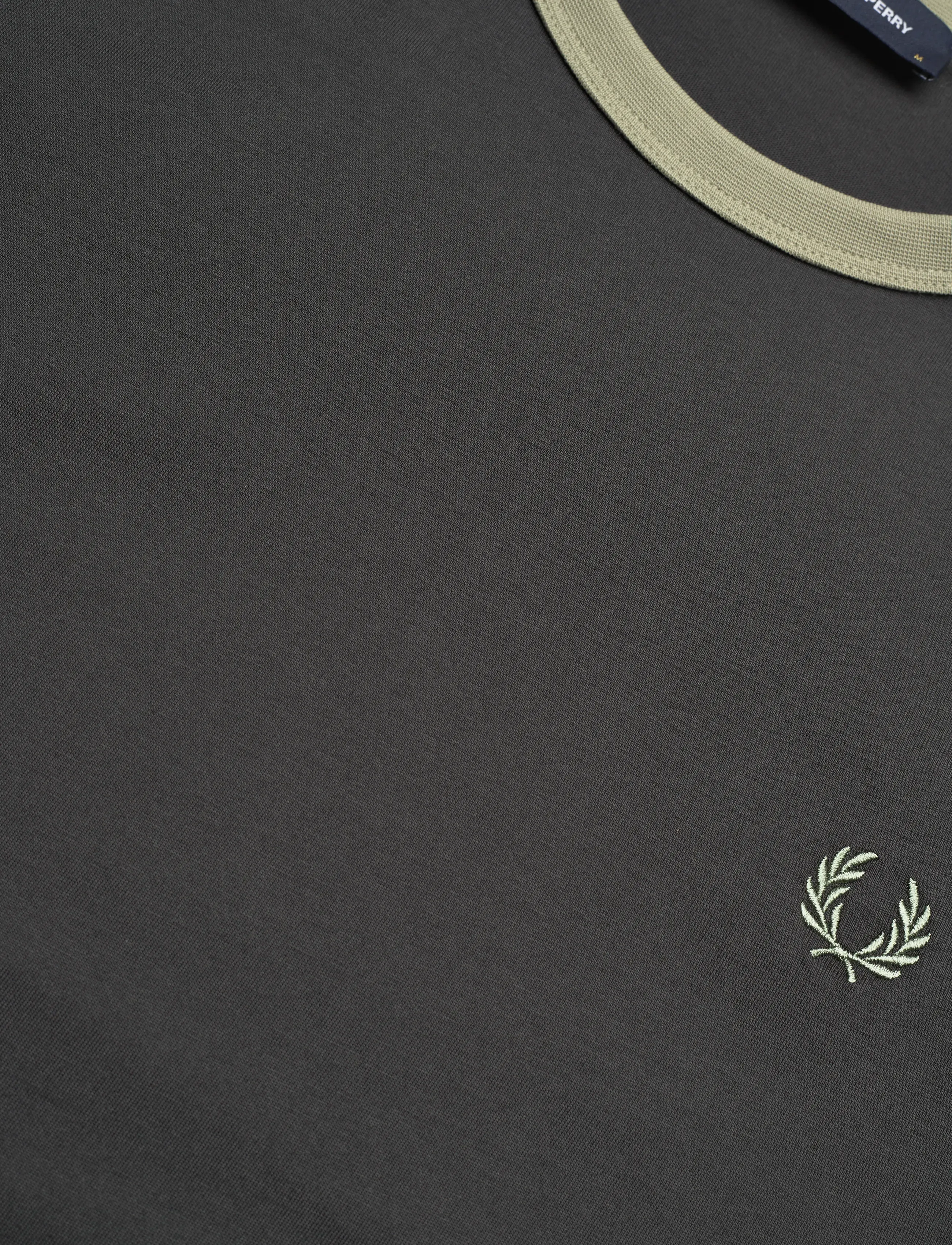 Fred Perry - RINGER T-SHIRT - bursdagsgaver - ancrgrey/seagras - 5