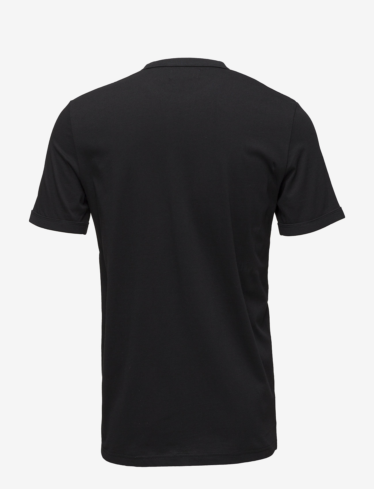 Fred Perry - RINGER T-SHIRT - kortärmade t-shirts - black - 1