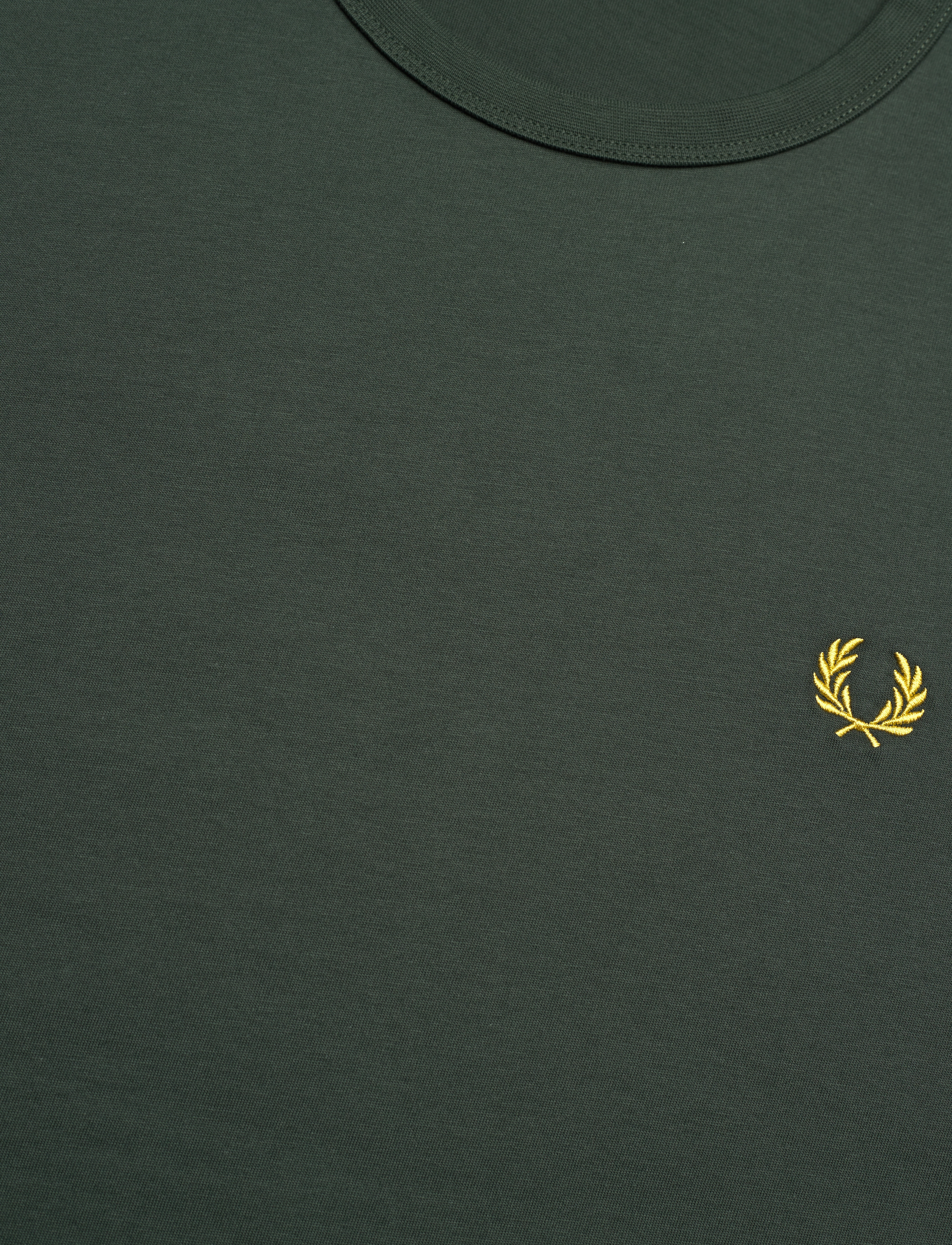 Fred Perry - RINGER T-SHIRT - laveste priser - court green - 2